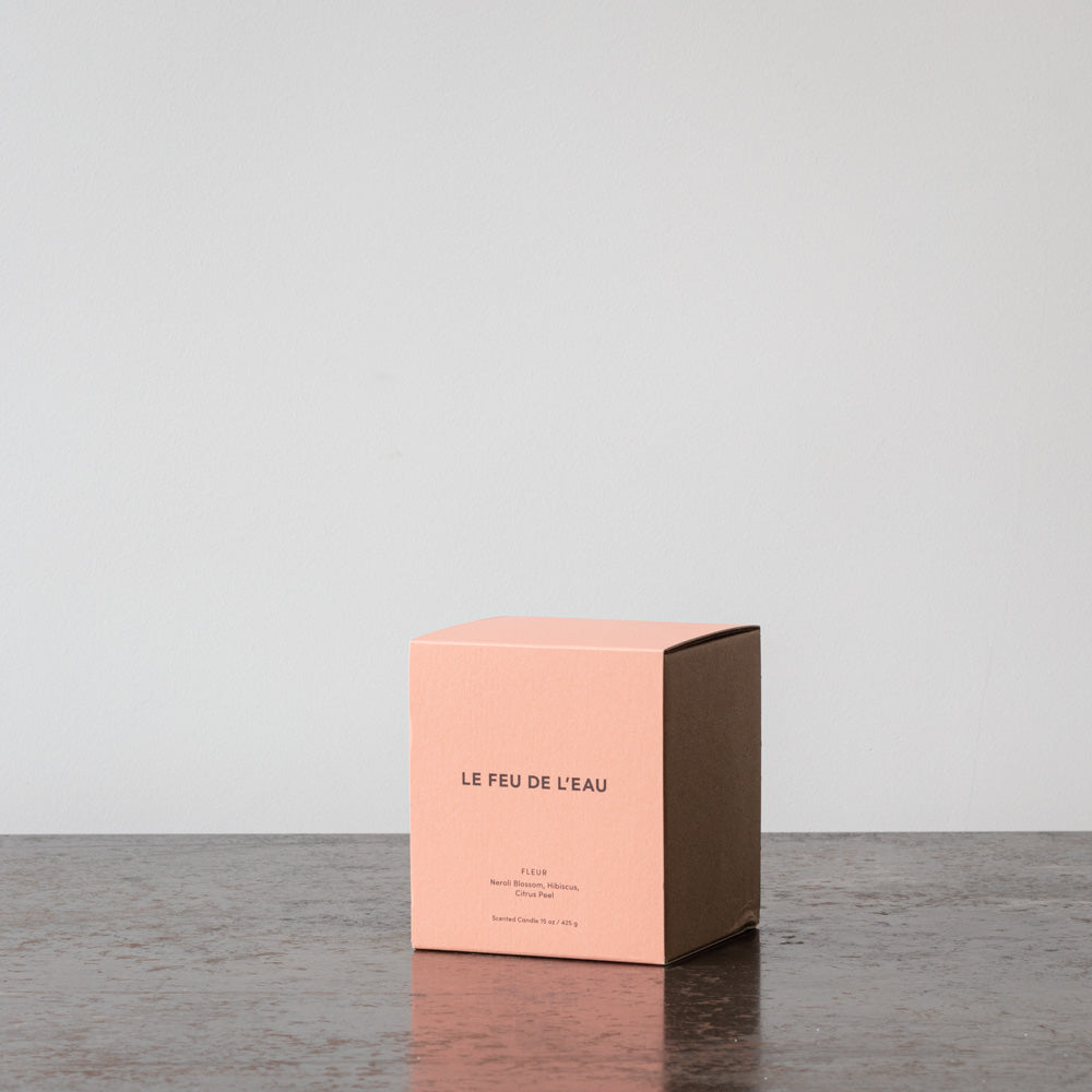 Bougie parfumée - Fleur - Le Feu de l'Eau
