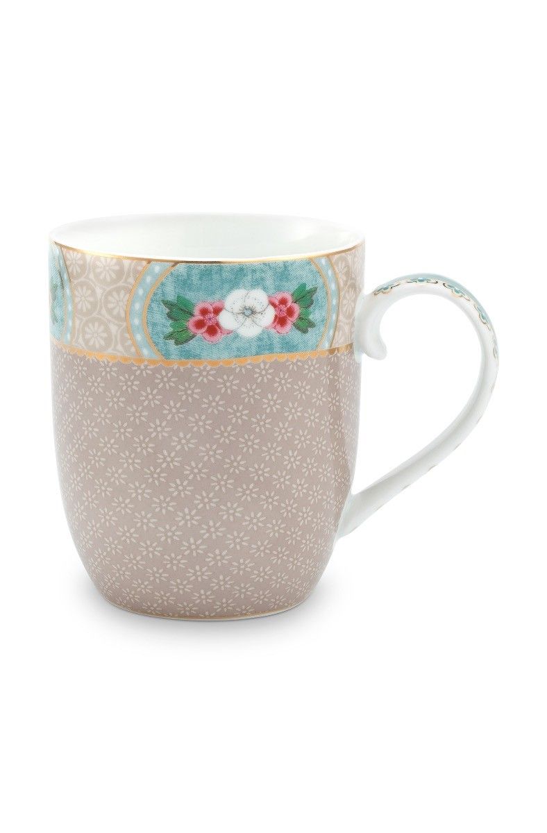 Mug Small Blushing Birds Khaki
