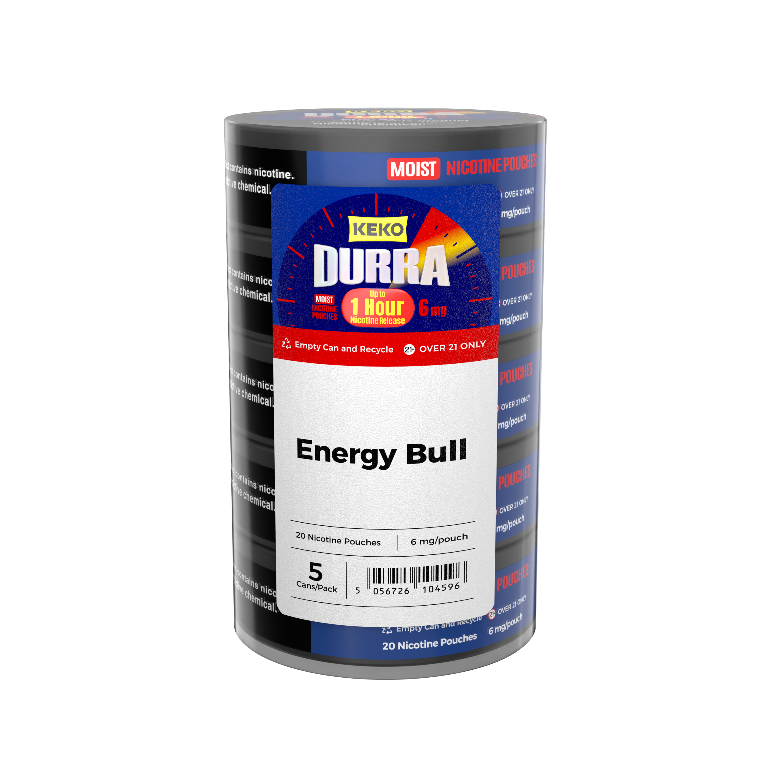 KEKO DURRA Energy Bull Flavored Nicotine Pouches