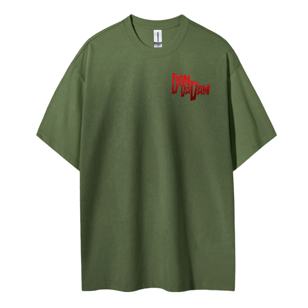 DANDADAN Cotton Unisex Round Neck Anime T-shirt TeeThreads Sustain the Scene with Custom Apparel
