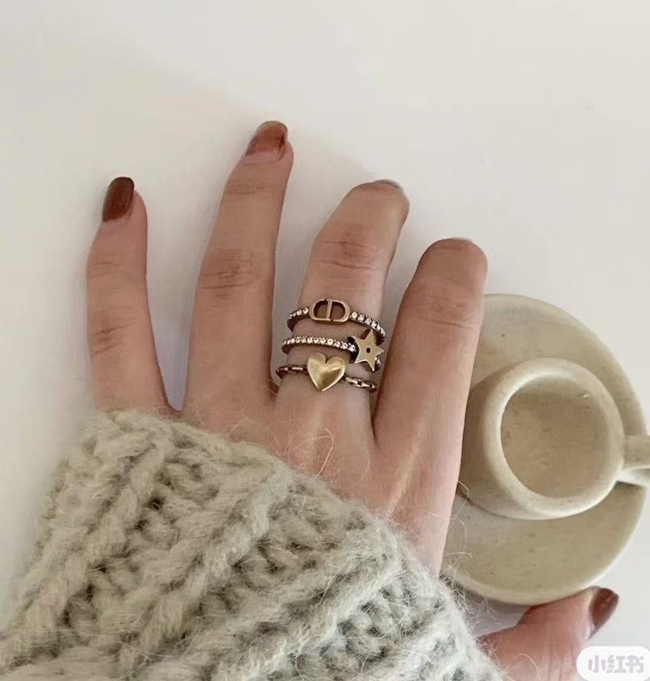 Dior Stacked Rings - 3 Pieces - Original Replica Club