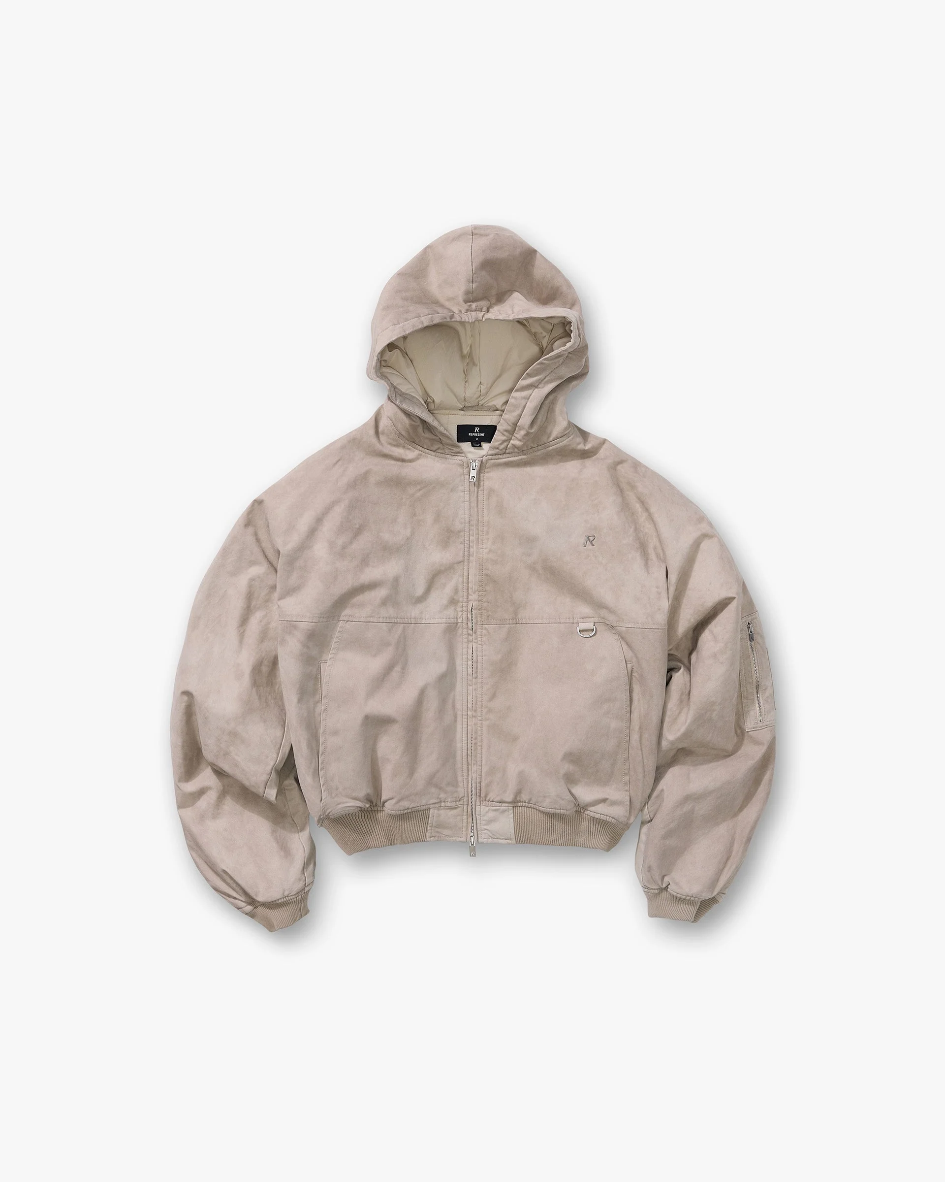 Hooded Bomber - Beige
