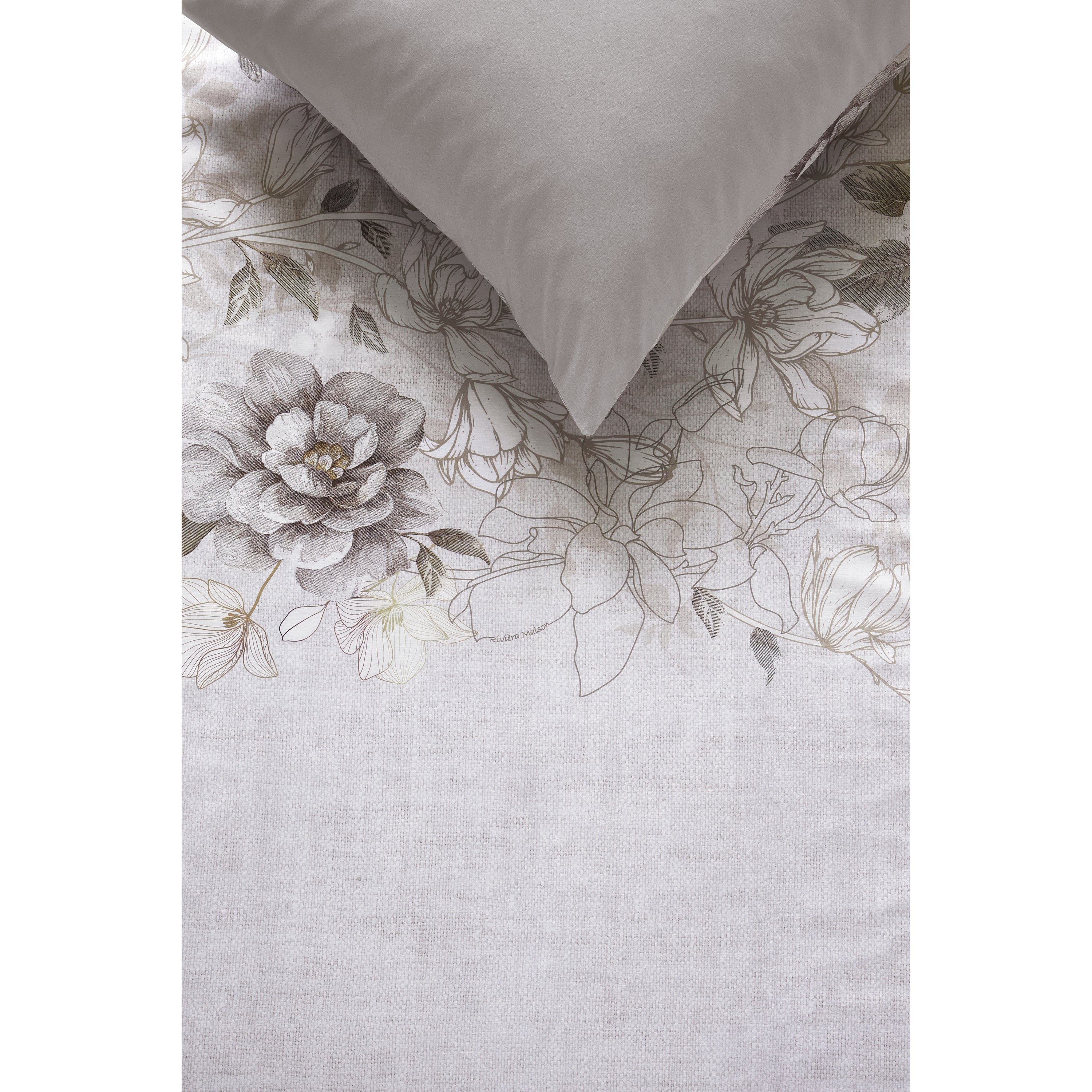 Rivièra Maison Bernice Dekbedovertrek 200 x 200/220 cm - Naturel