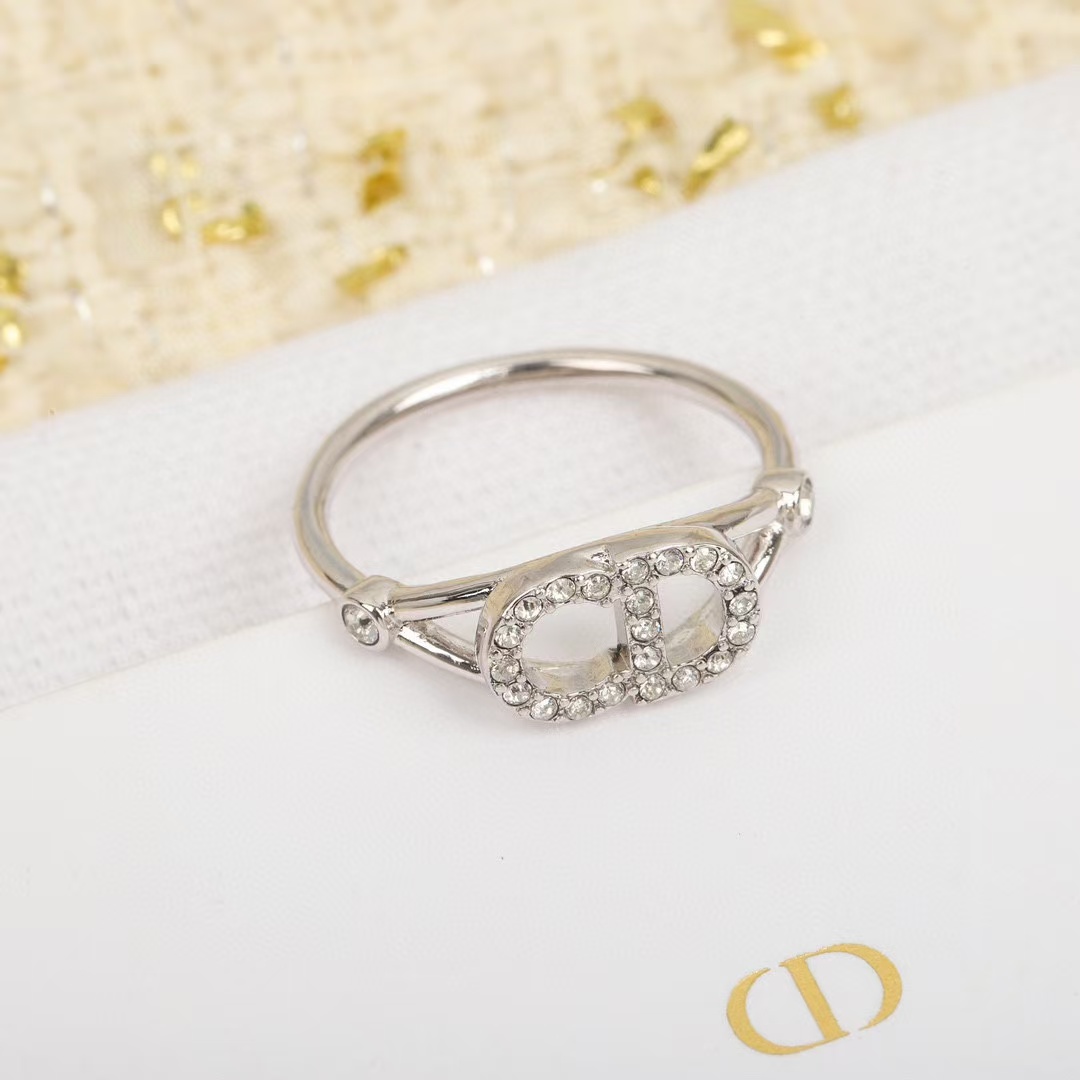Dior CD Paved Diamond Ring - Original Replica Club