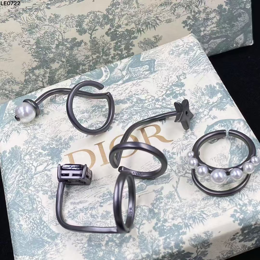 Dior Funny Knuckle Rings - 4 Pieces - Original Replica Club