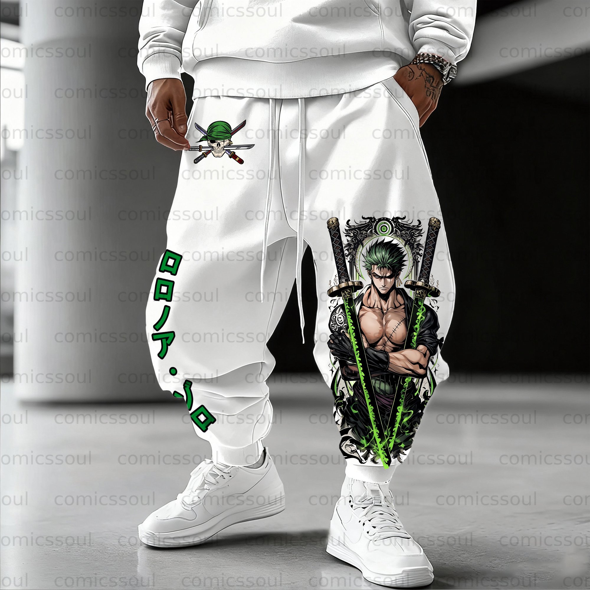 Unisex Anime Inspired Vintage Pants