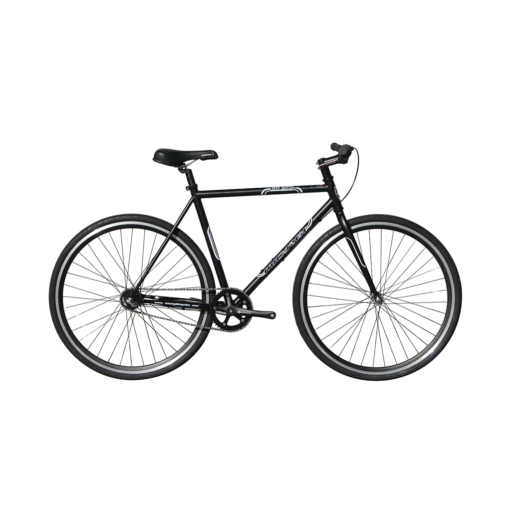 Micargi Fixie Bicycle, Matte Black, 57cm - RD-269-57
