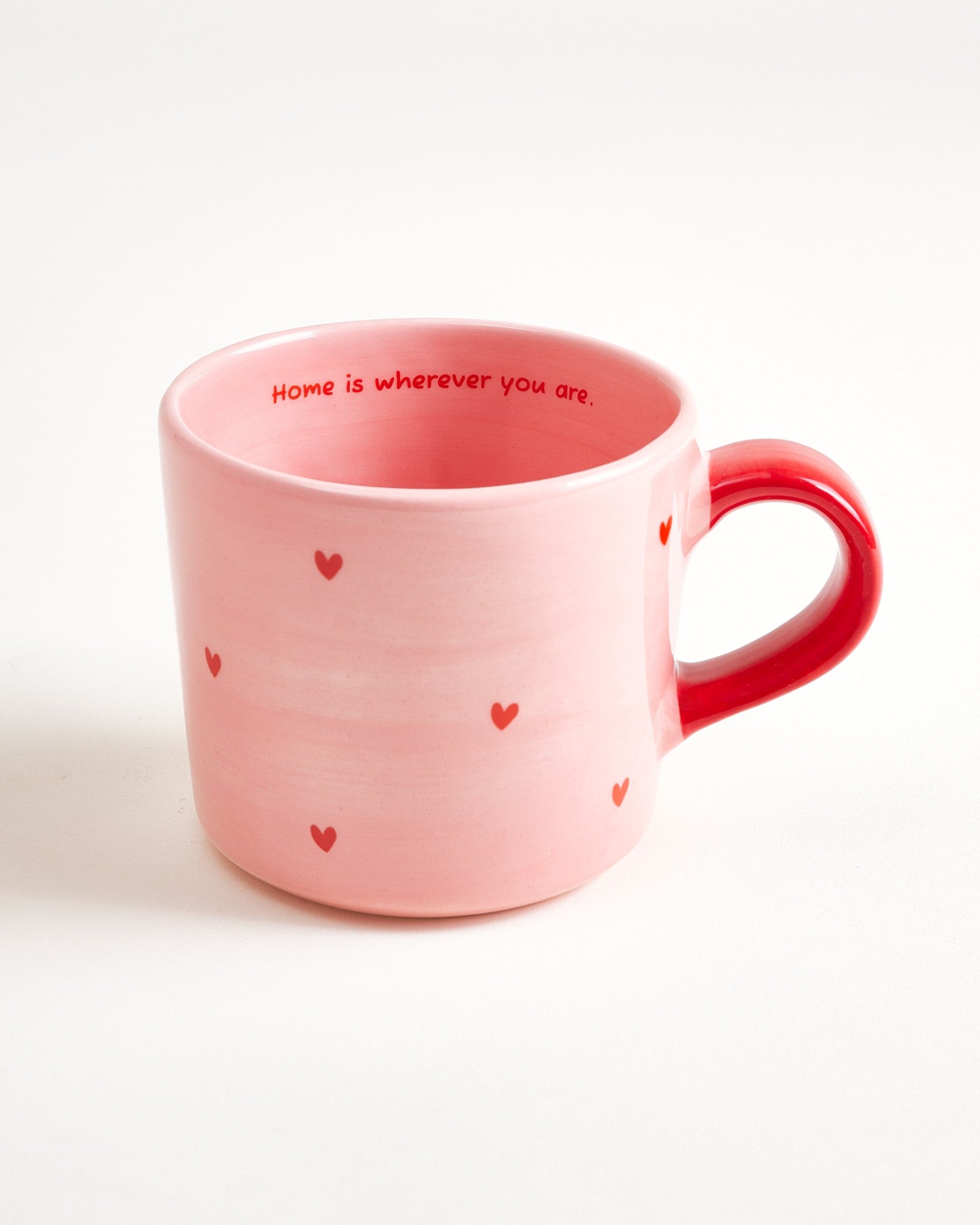 Lira Tasse groß Home rosa rot