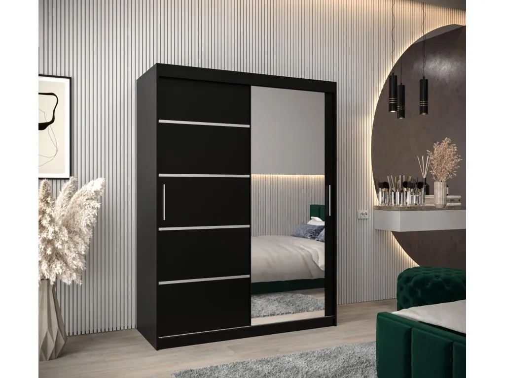 ARMARIO Habitarluz 2 DE PUERTAS CORREDERAS 200/150/62 2 puertas (negro/negro) 26232VWVQ