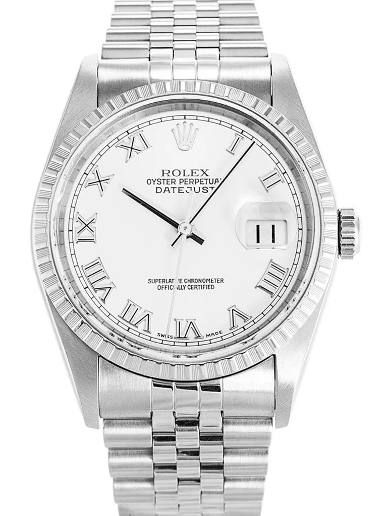 Rolex Datejust 36mm White Dial 16220-2
