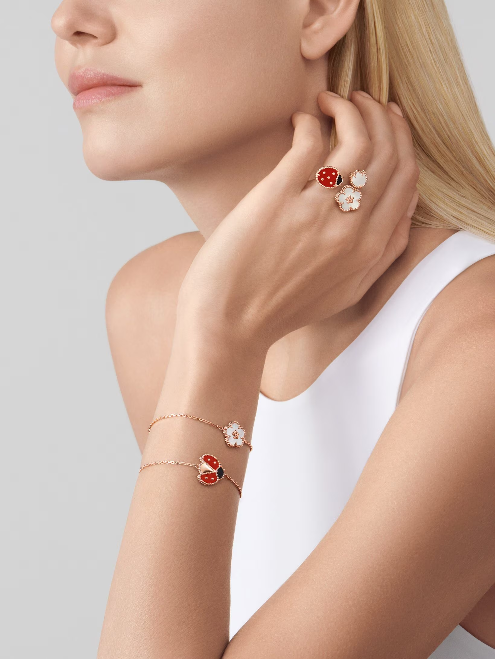 VCA Lucky Spring Earrings Bracelet Necklace - Original Replica Club