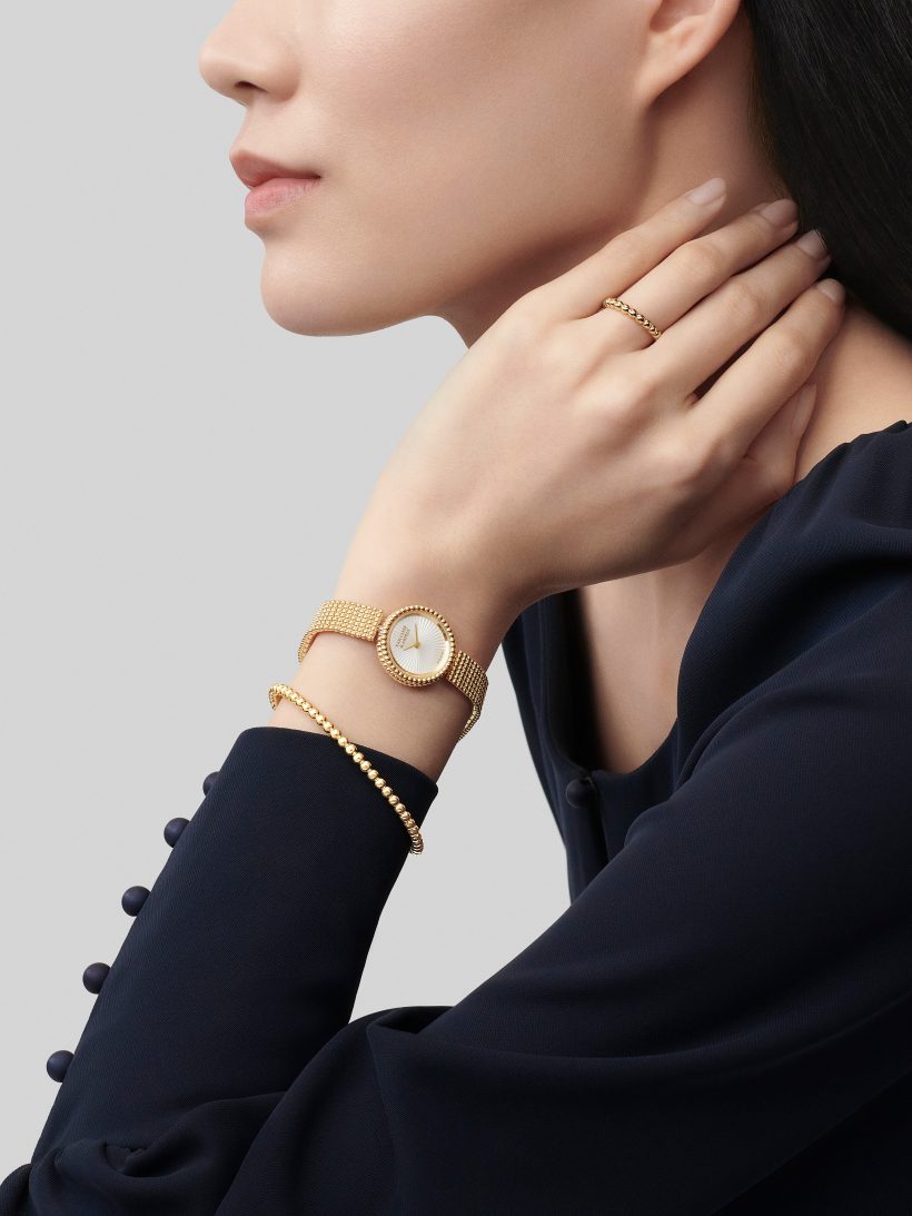 Replicate Perlée pearls of gold bracelet, medium model(1:1 replica) - Original Replica Club