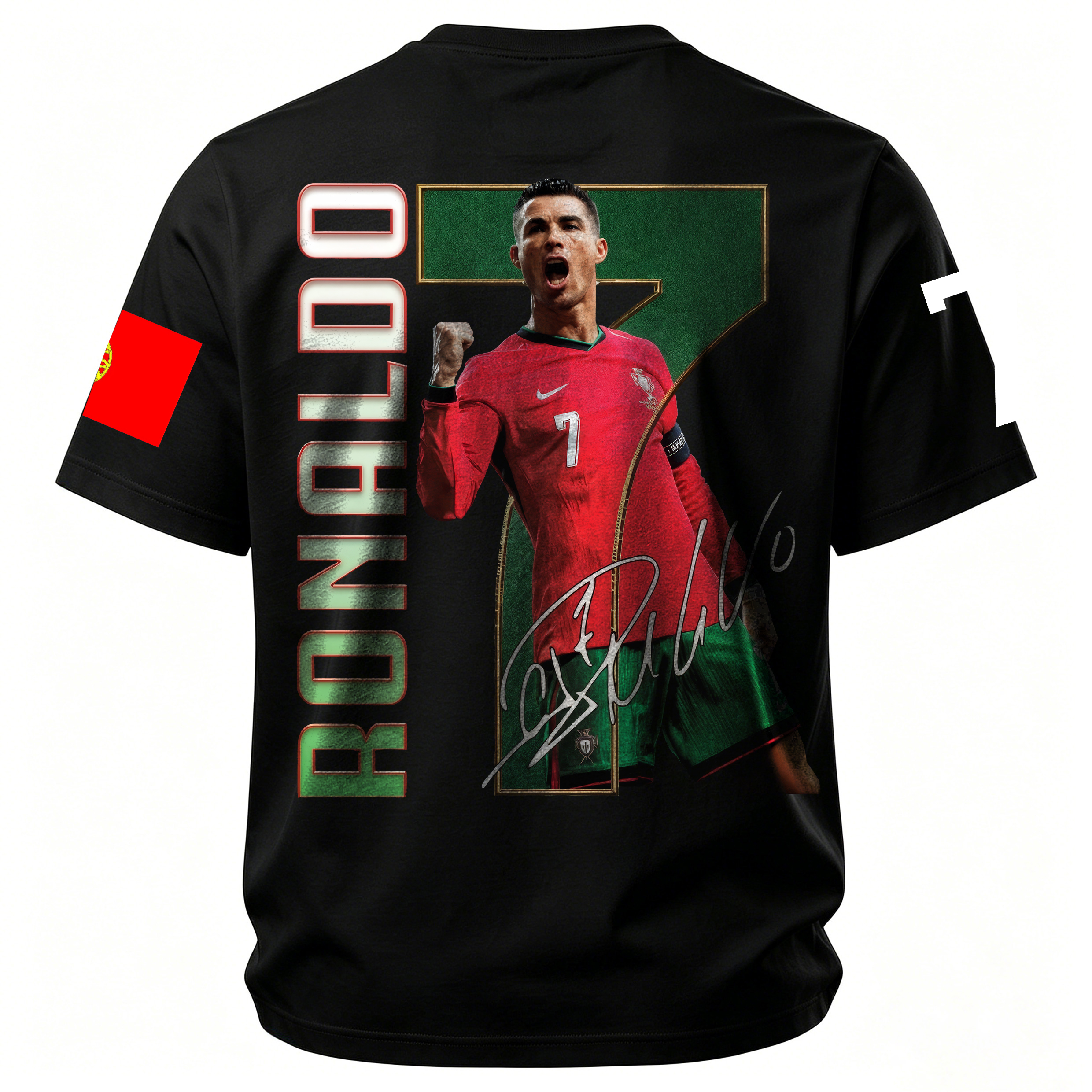 Soccer Star Celebration And Autograph Session On The Court Printed Unisex Oversized T-shirt