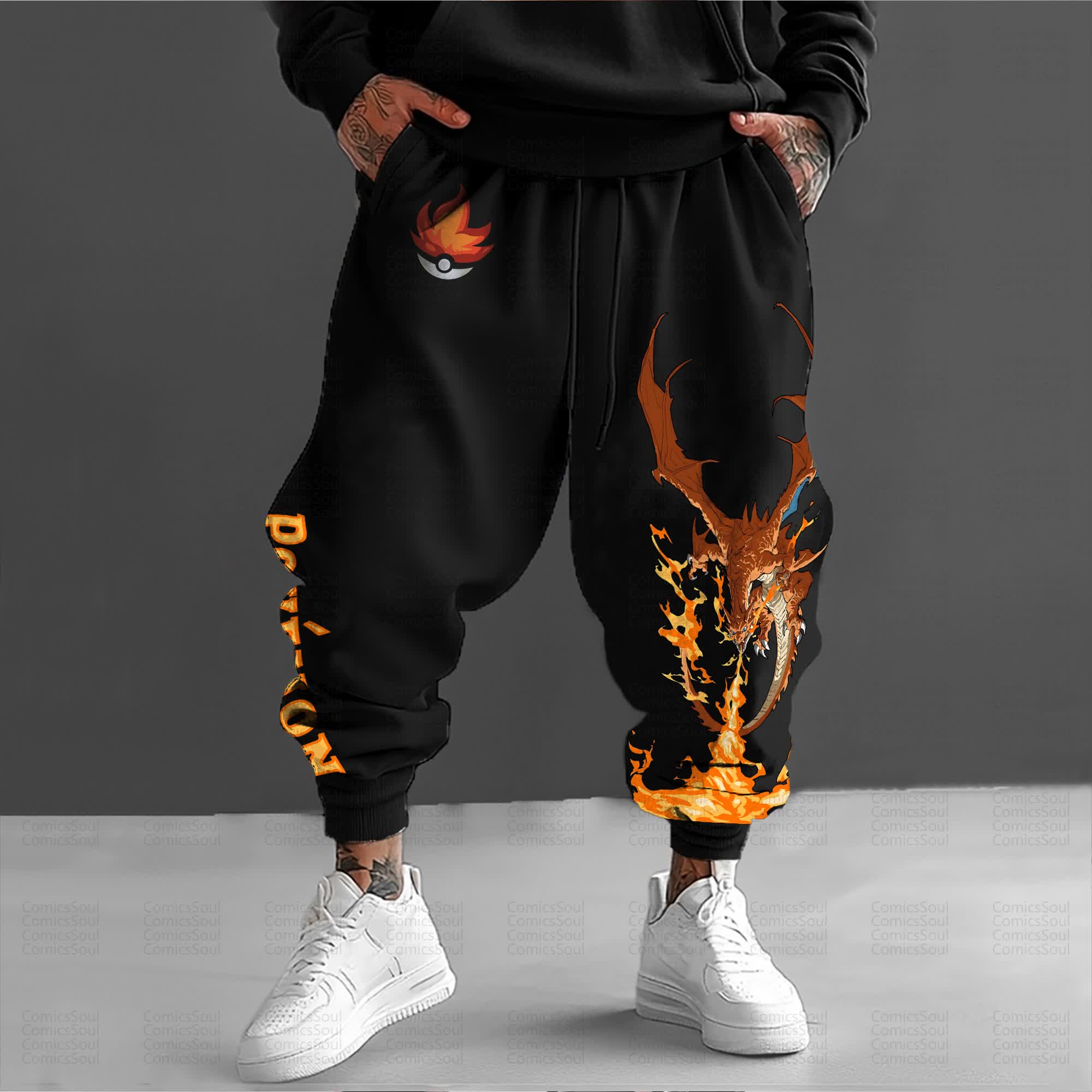 Unisex Anime Inspired Vintage Pants丨Comicssoul