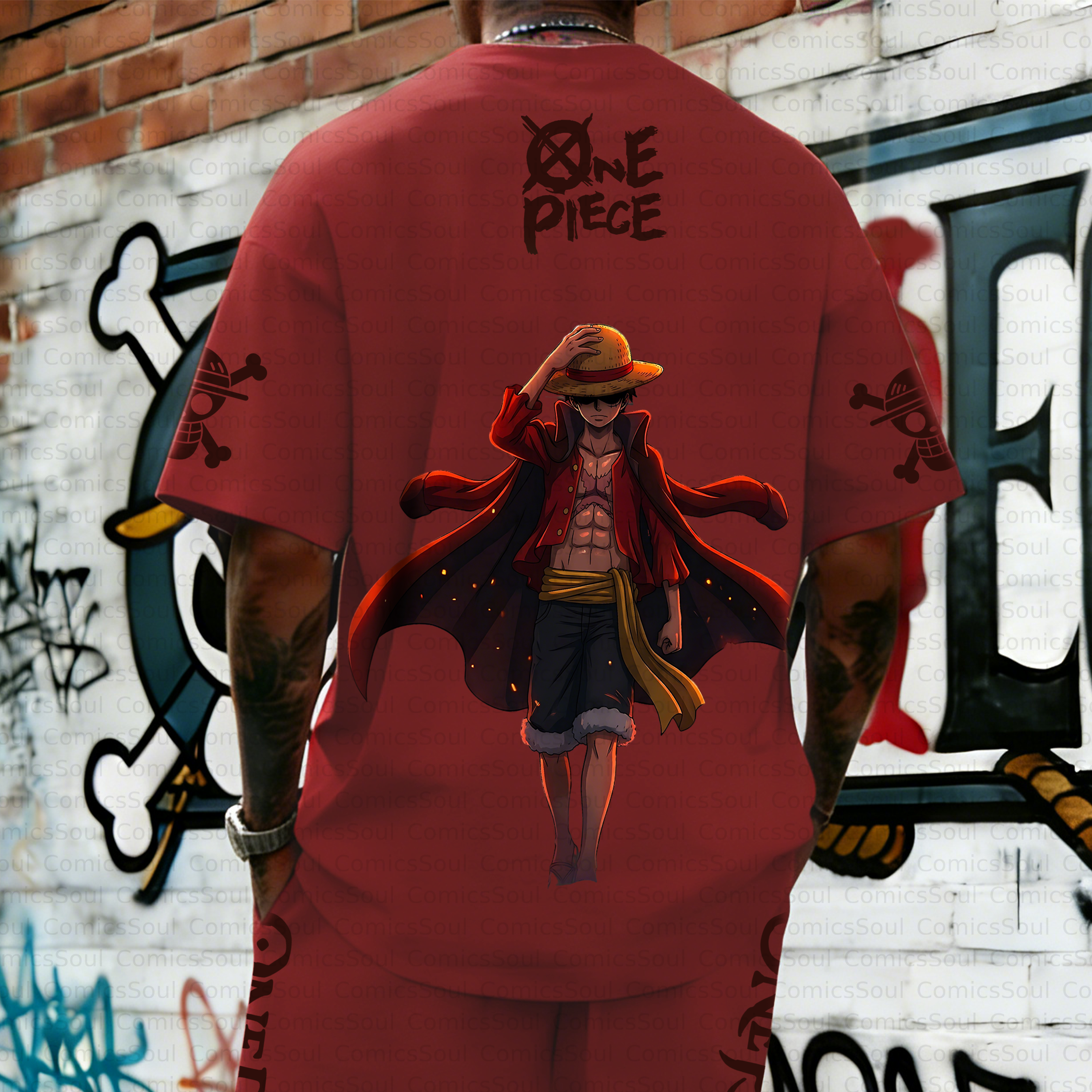 Unisex Anime Inspired Vintage T-Shirt