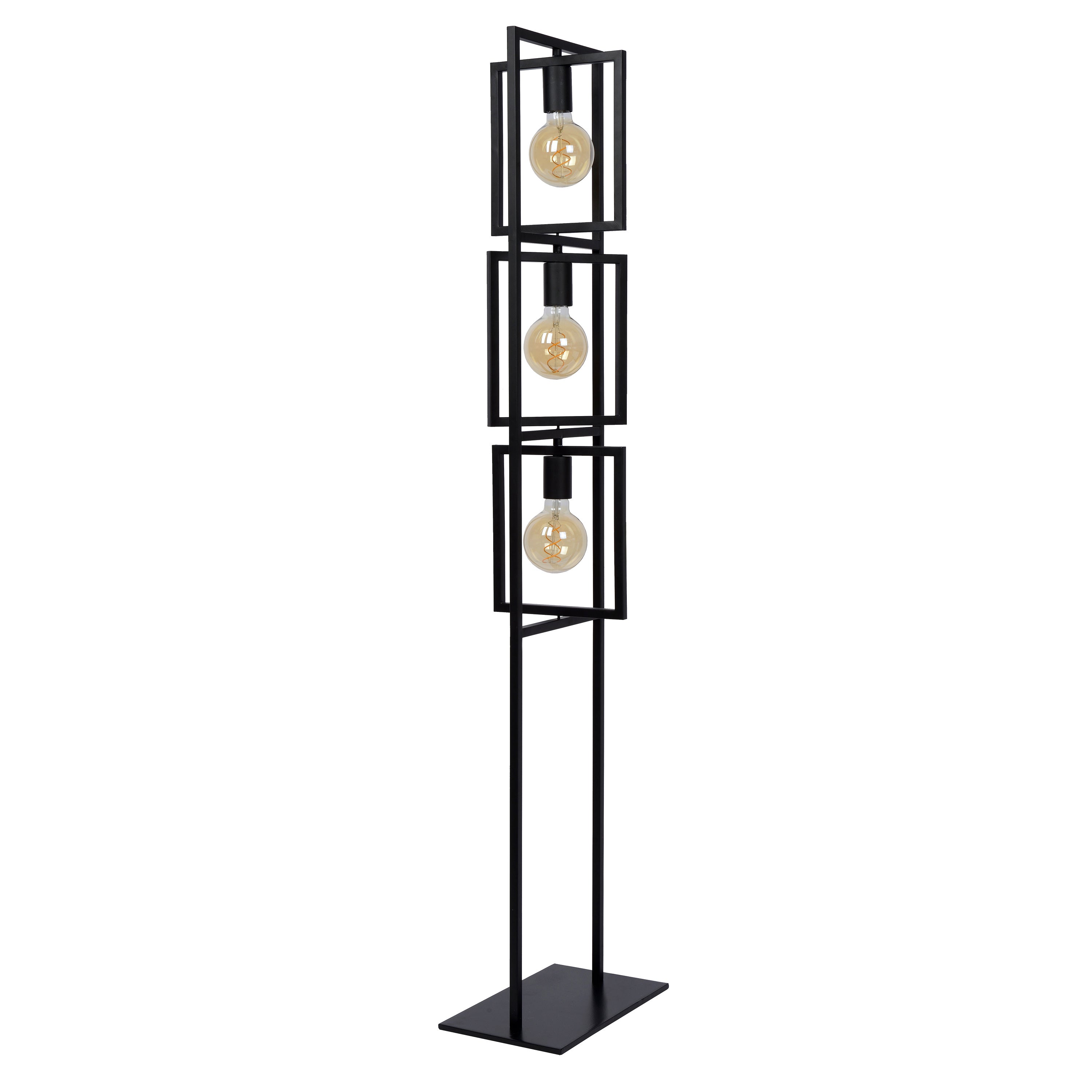 Lucide LUUK Vloerlamp - Zwart