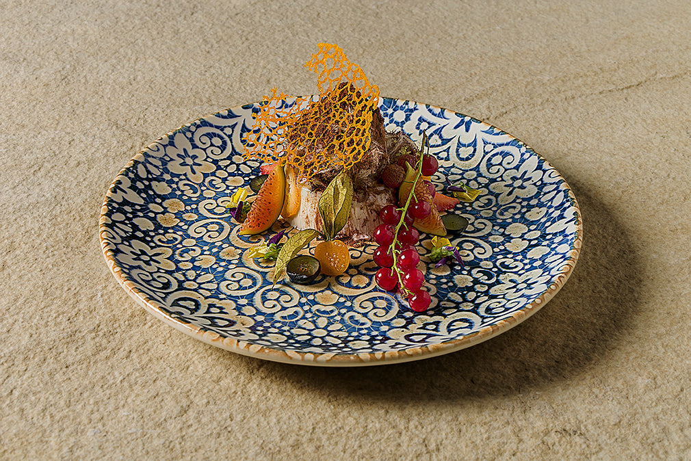 Bonna Gebaksbord - Alhambra - Porselein - 21 cm - set van 6