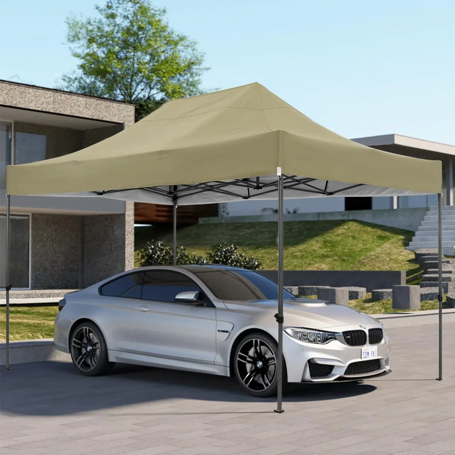 COBIZI 10x20 Heavy Duty Pop up Canopy Tent 6 sidewalls Commercial Canopy Wedding Party Tents