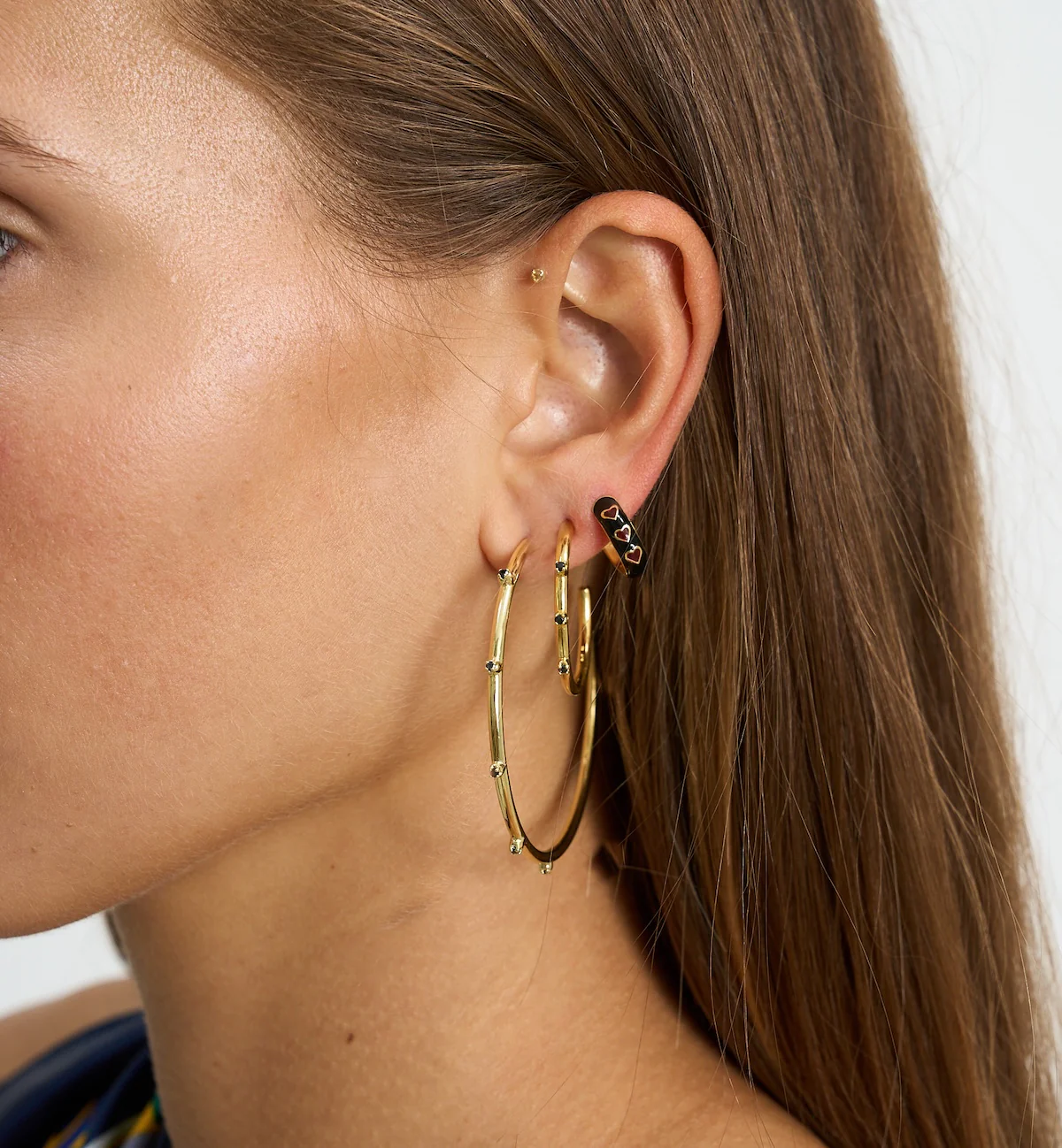 Medium Stage Light Hoop Earrings