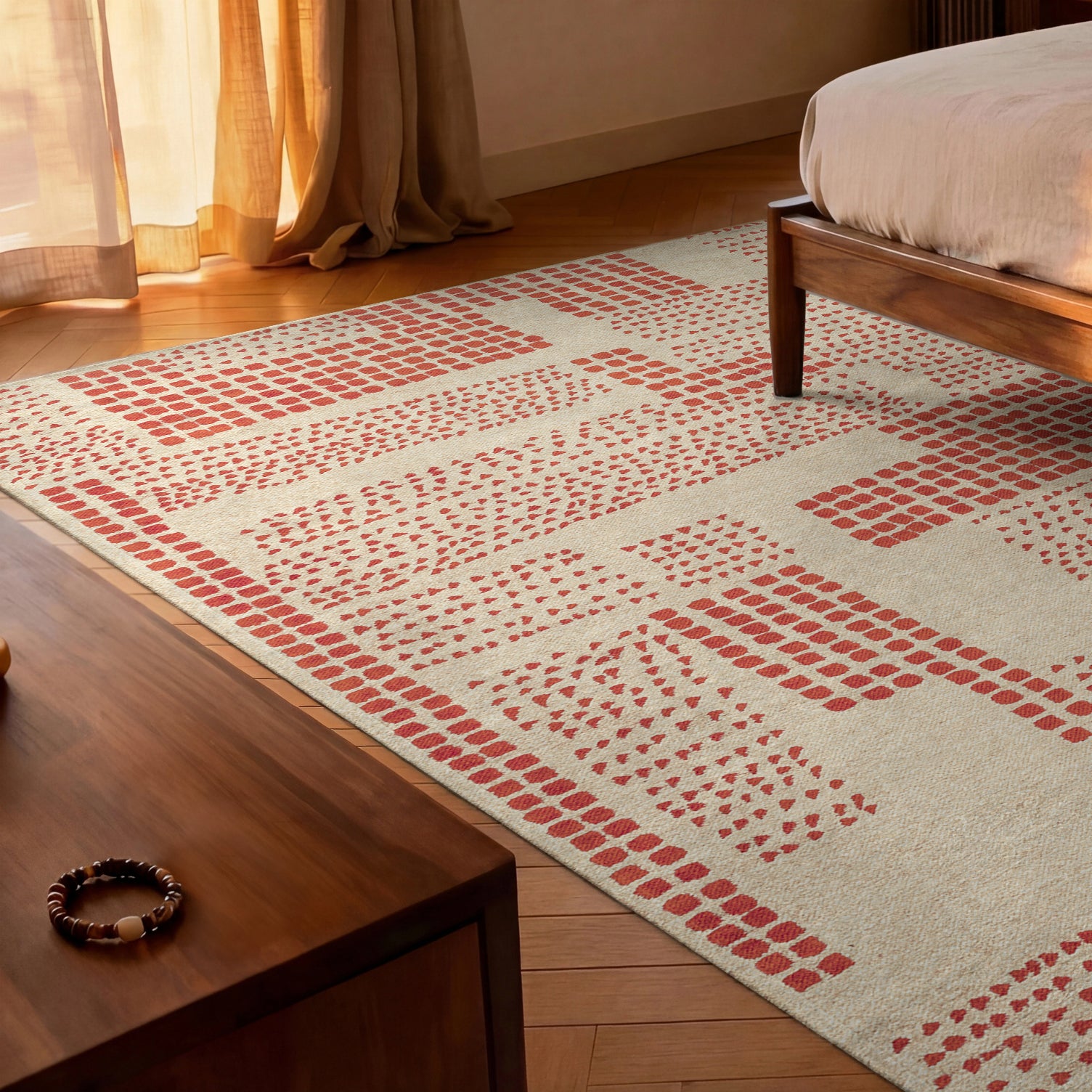 Louis de Poortere Zen Garden Vloerkleed 200 x 280 cm - Grenadine