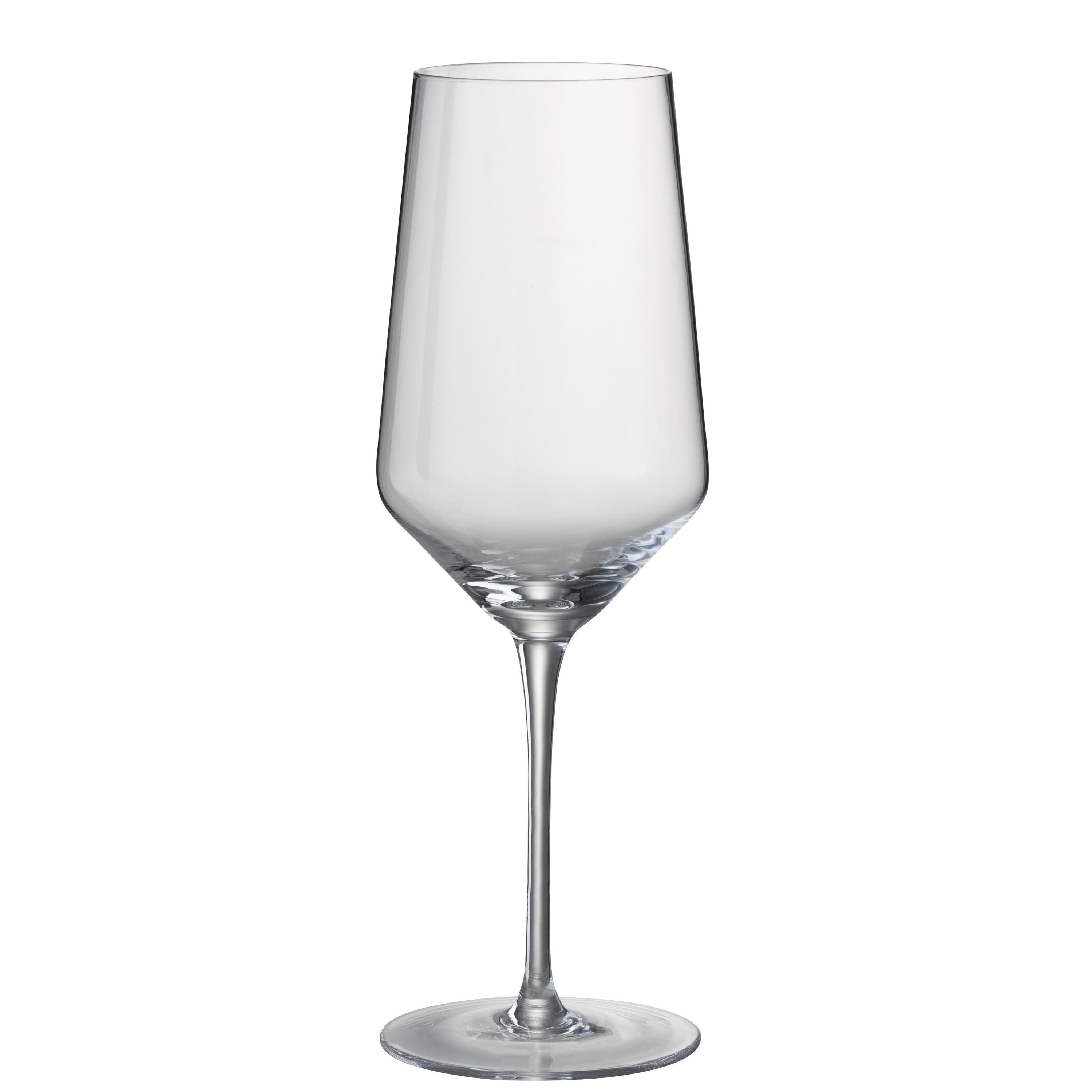 J-Line glas rode wijn Leo - glas - transparant - 6 stuks