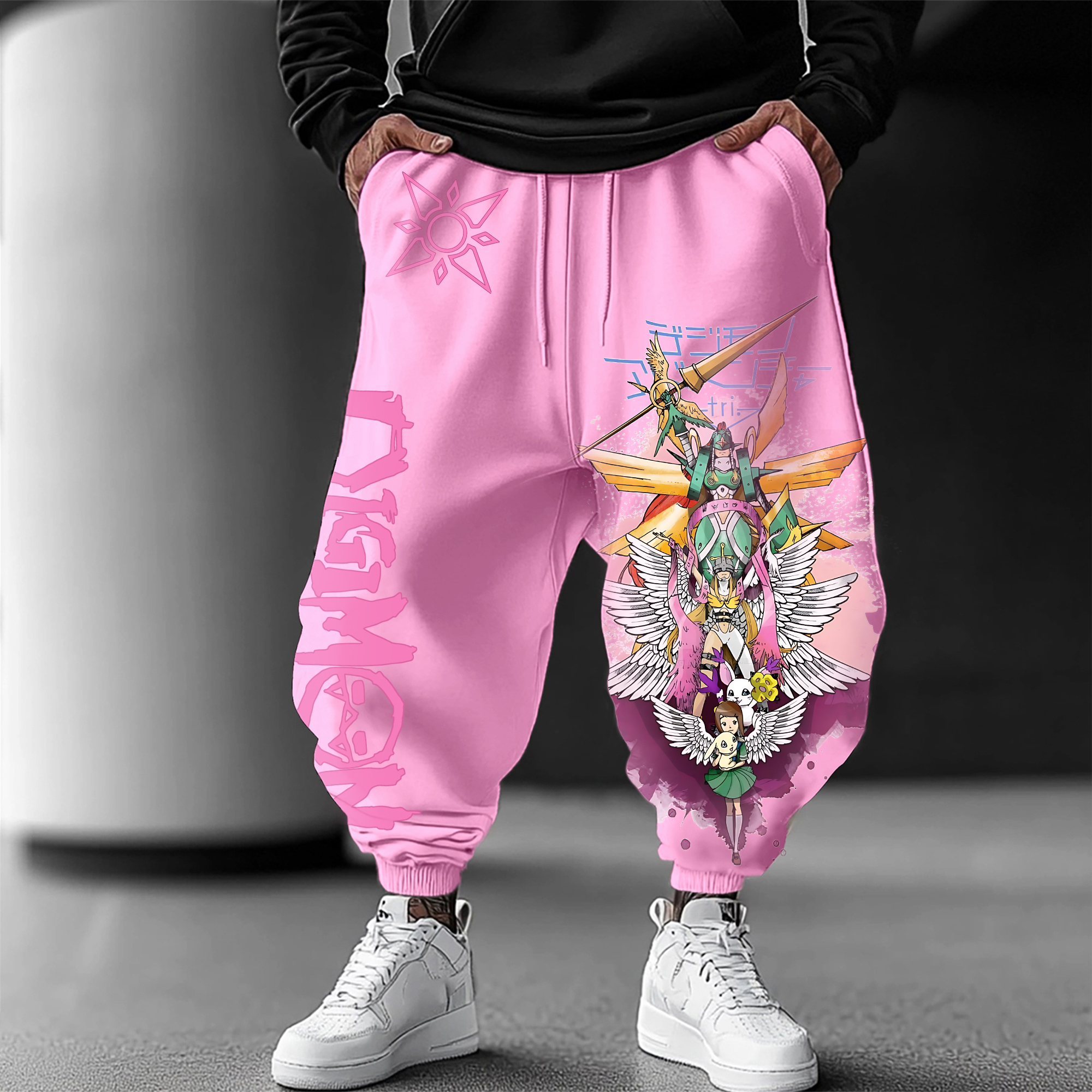 Unisex  “Comicssoul”  Anime Style Retro Pants