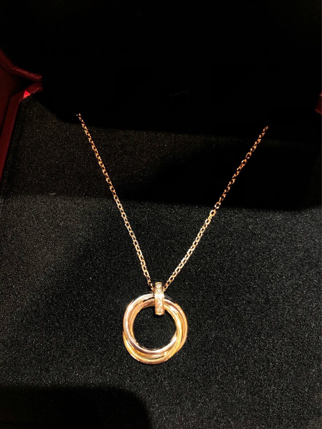 Cartier Mixed Three Metal Color Trinity Necklace - Original Replica Club