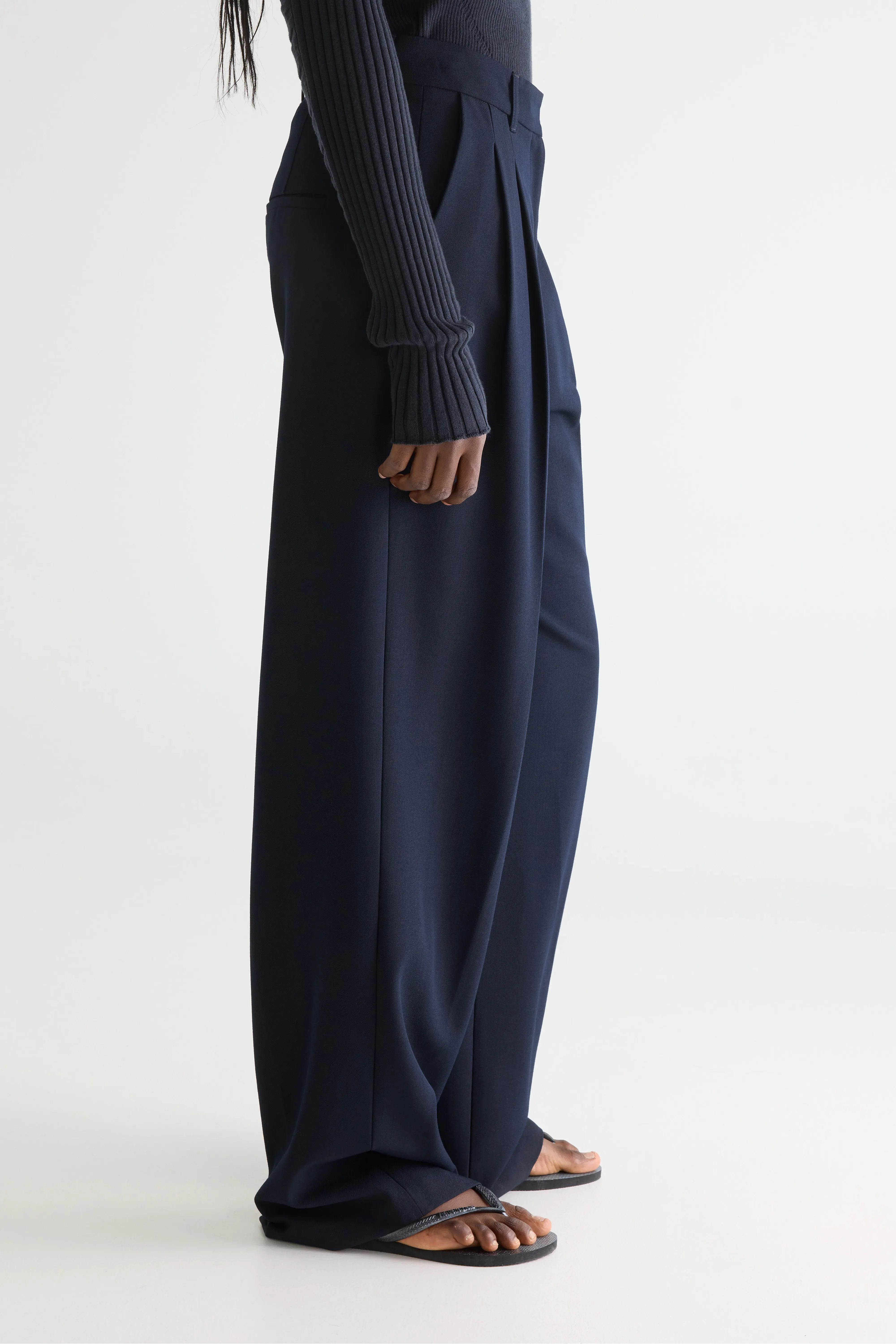 Bellerose Dominic tailored blue trousers (252 / W / AMERICA)