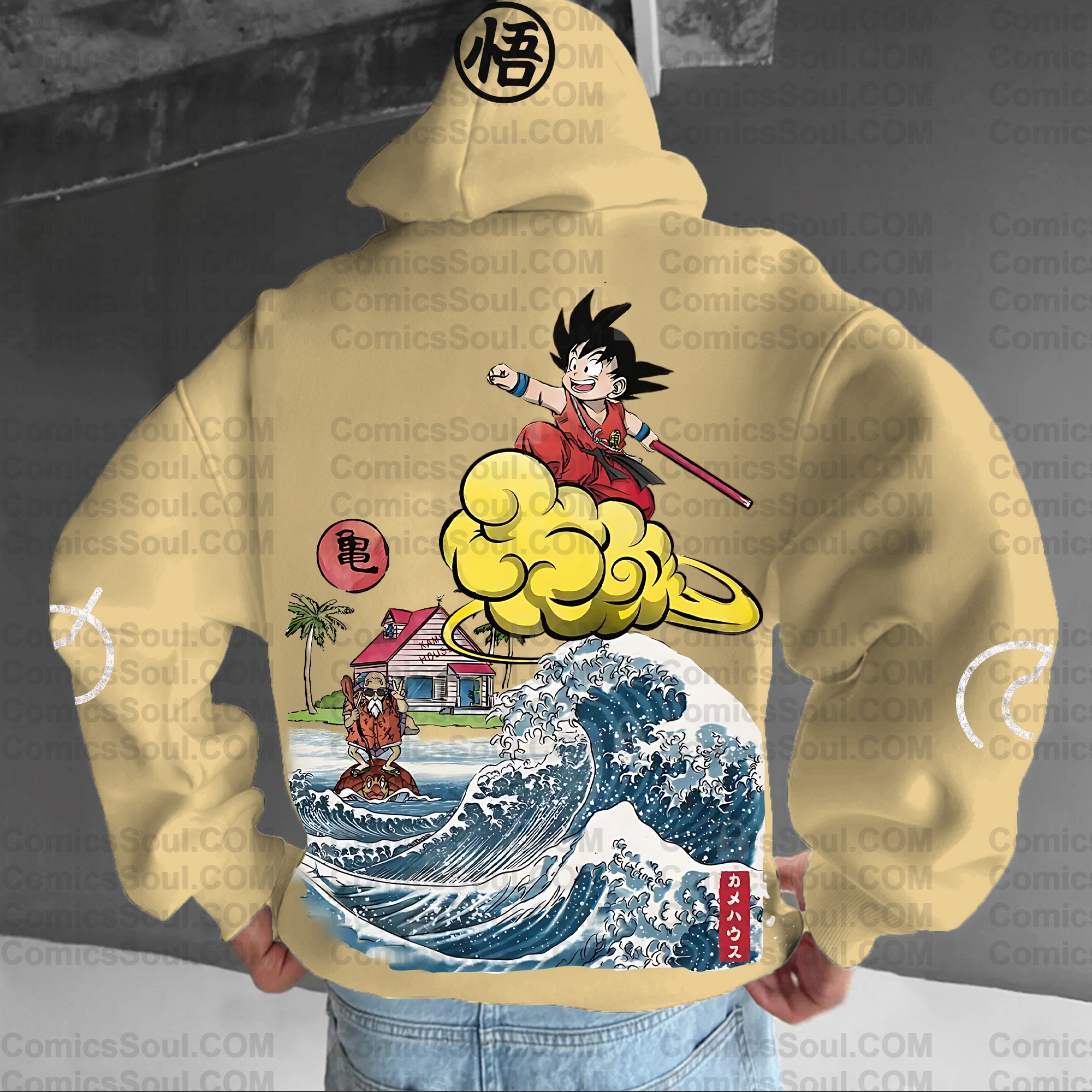 Plus Velvet Unisex Anime Graphic Streetwear Vintage Hoodie