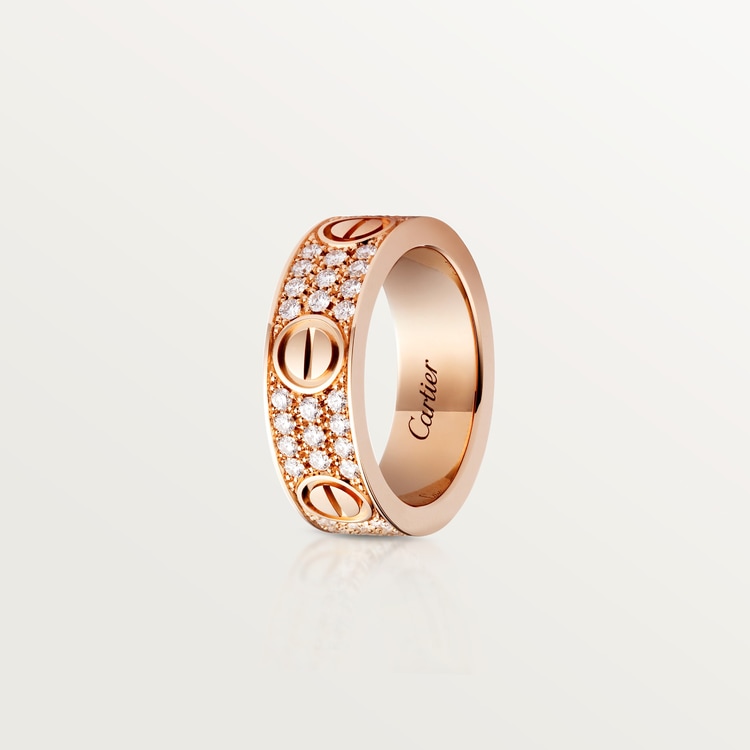 Replicate LOVE ring, classic model, paved(1:1 replica) - Original Replica Club