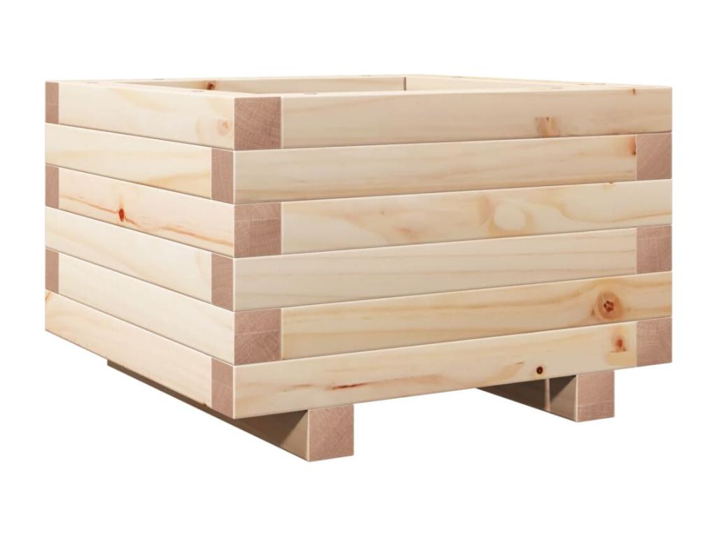 Decoratodo  madera maciza de pino 40x40x26,5 cm