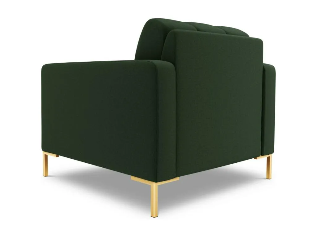 Sillón Quietena de tejido estructural verde oscuro - 87x92x75cm