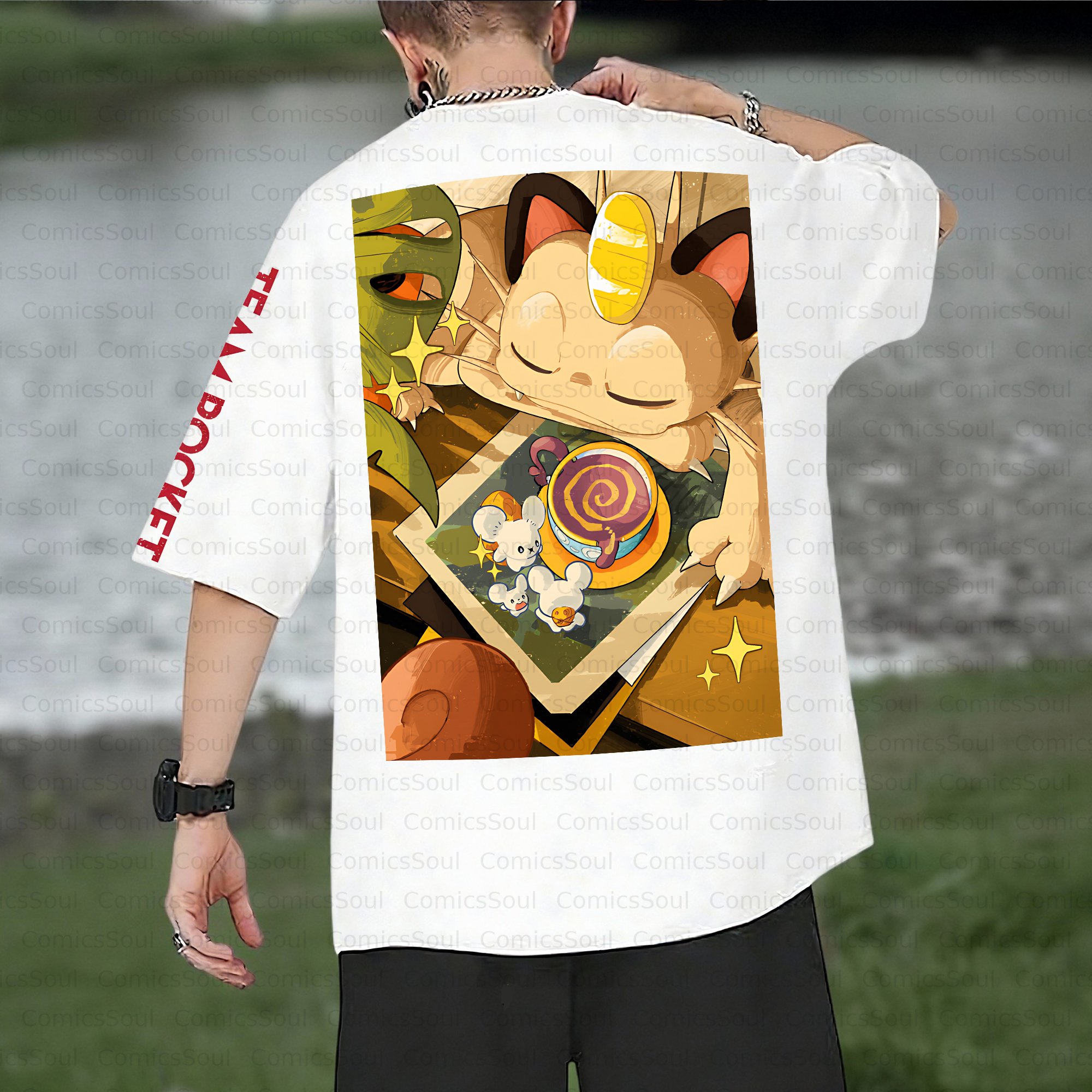 Unisex Anime Inspired Vintage T-Shirt