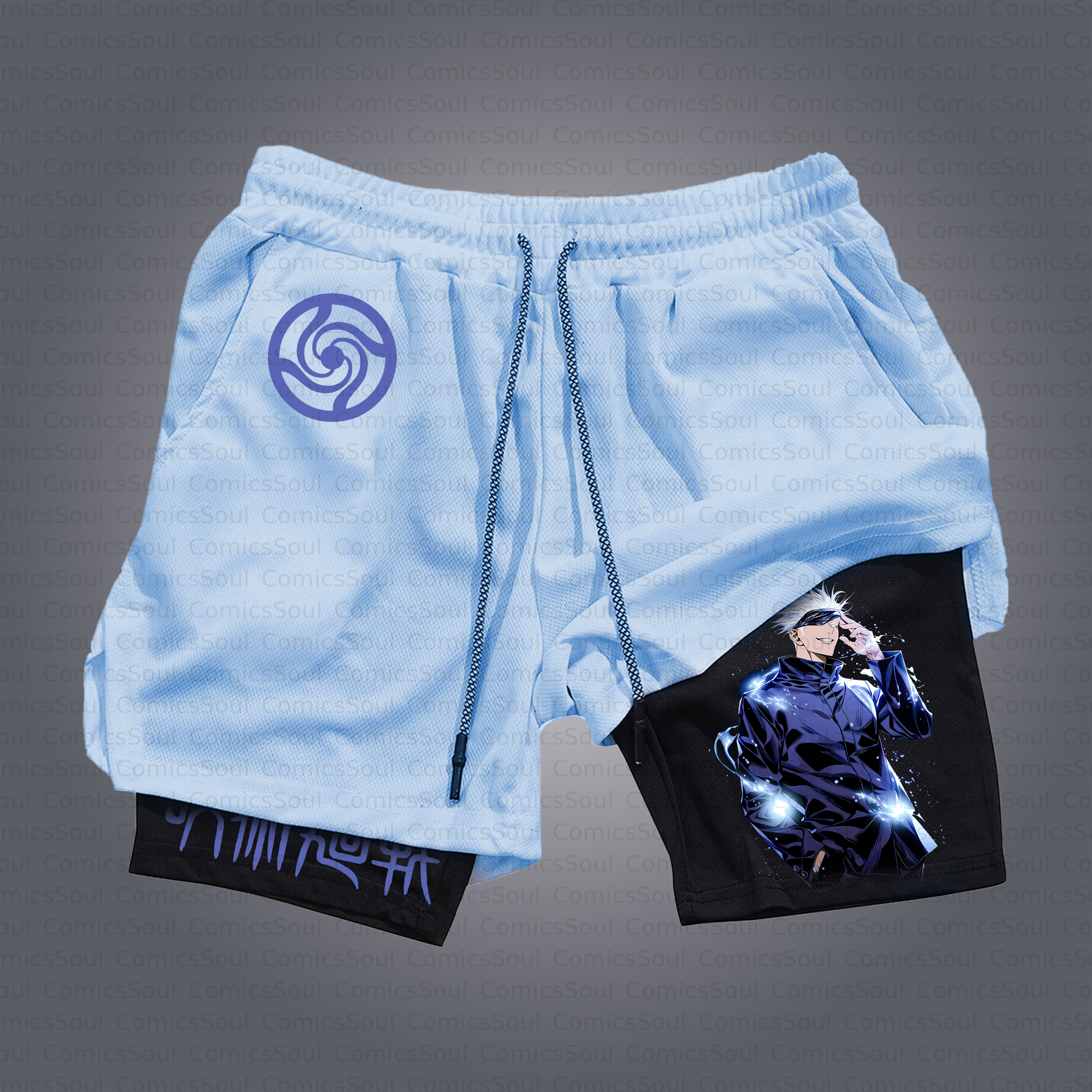 Unisex Casual Anime Style Shorts