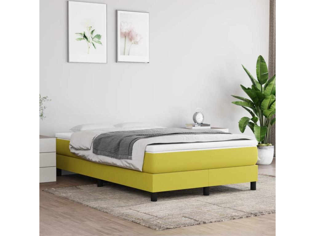 De cama box  Mueblescolor verde 120x200 cm