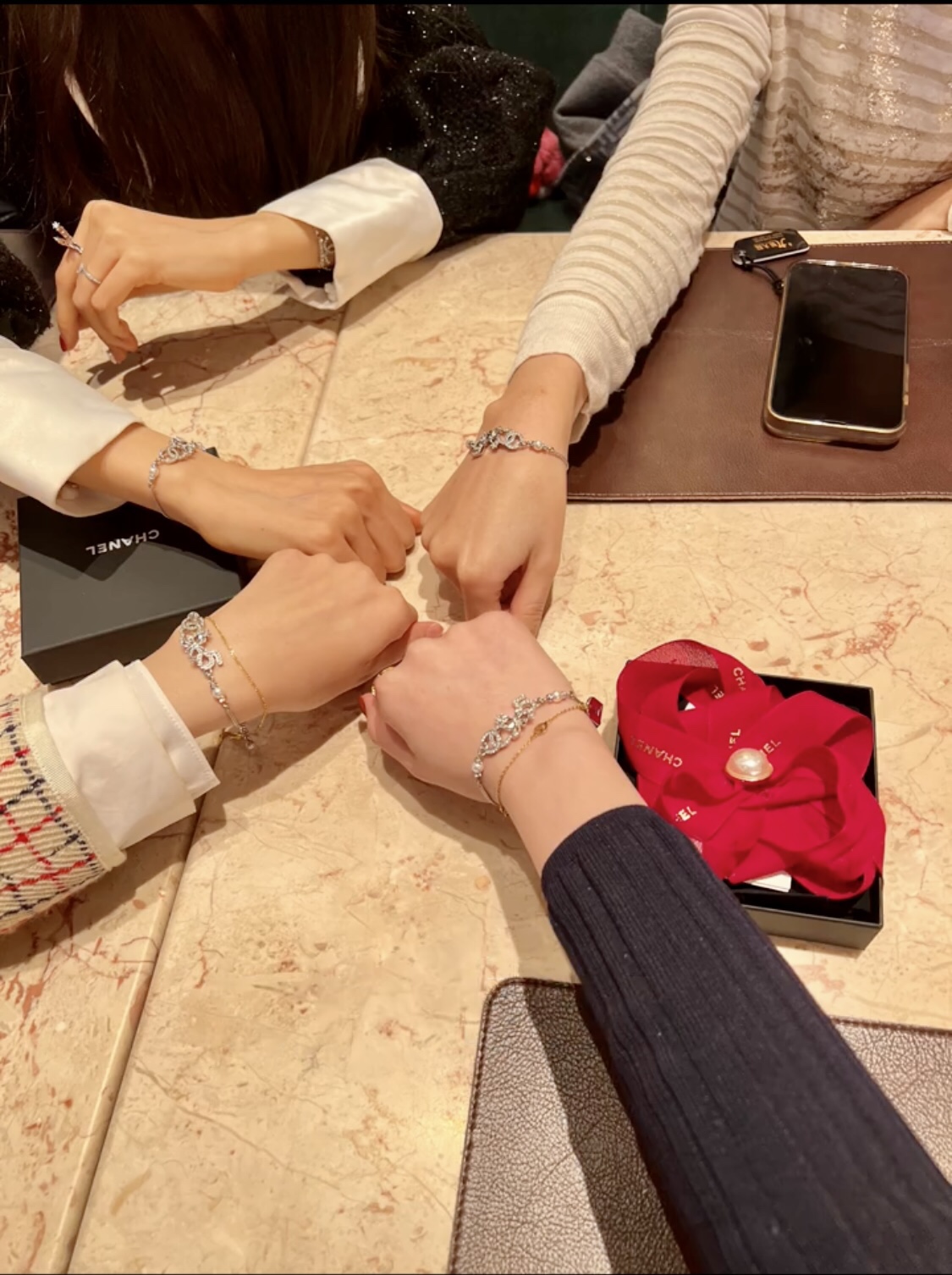 Chanel NO.5 Clover Silver Bracelet - Original Replica Club