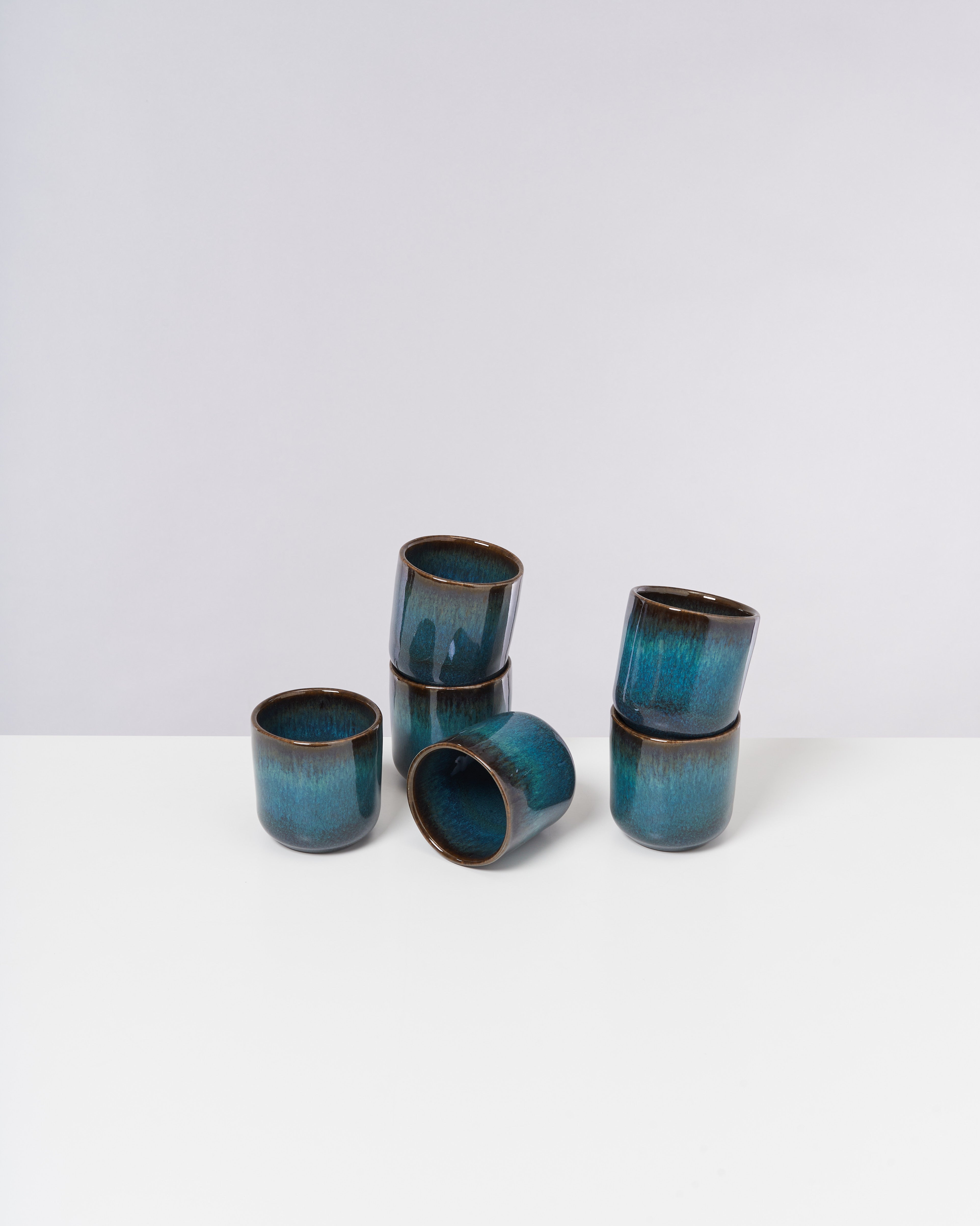 Melides Becher klein oceanblue