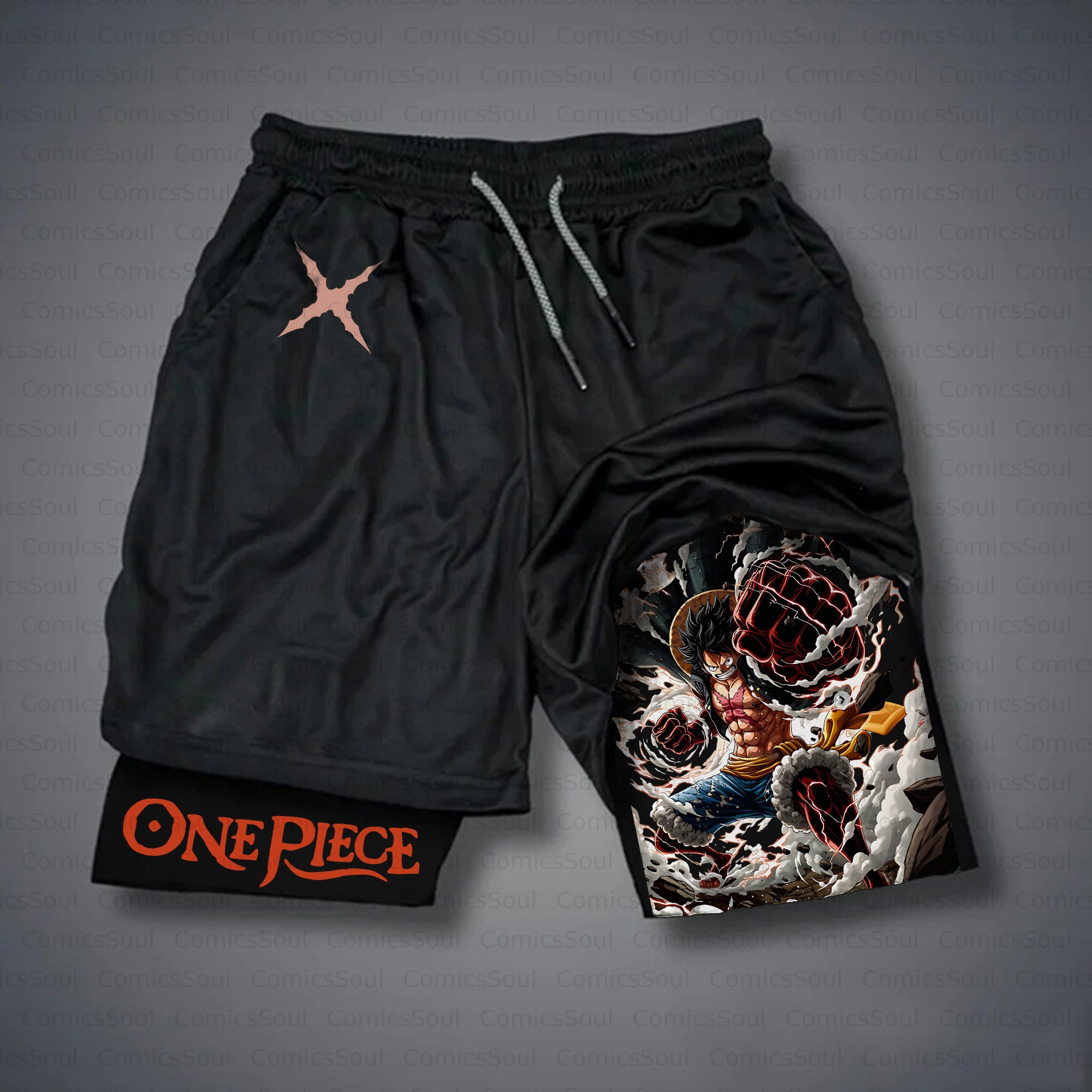 Unisex Casual Anime Style Shorts