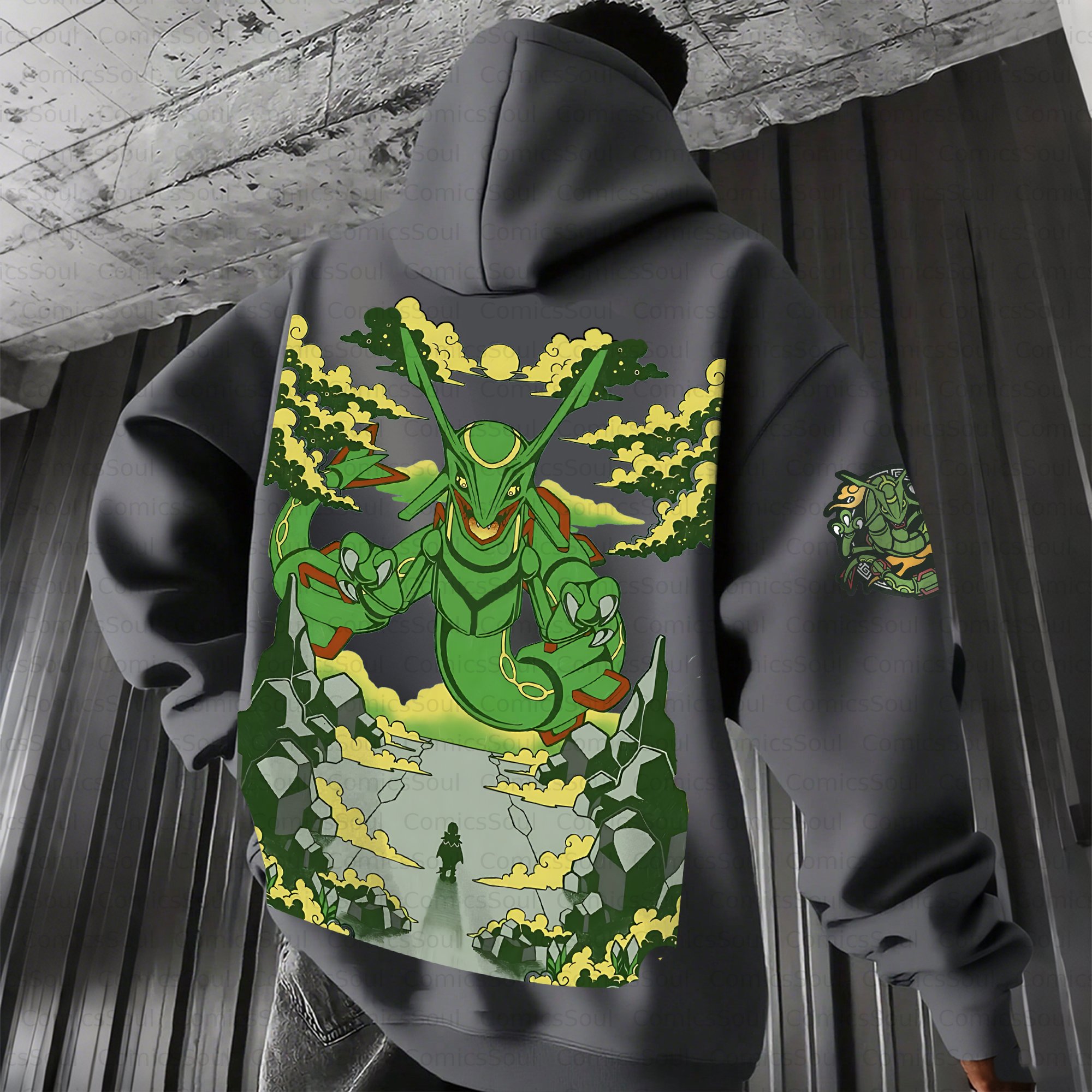 Unisex Anime Inspired Vintage Plush Hoodie