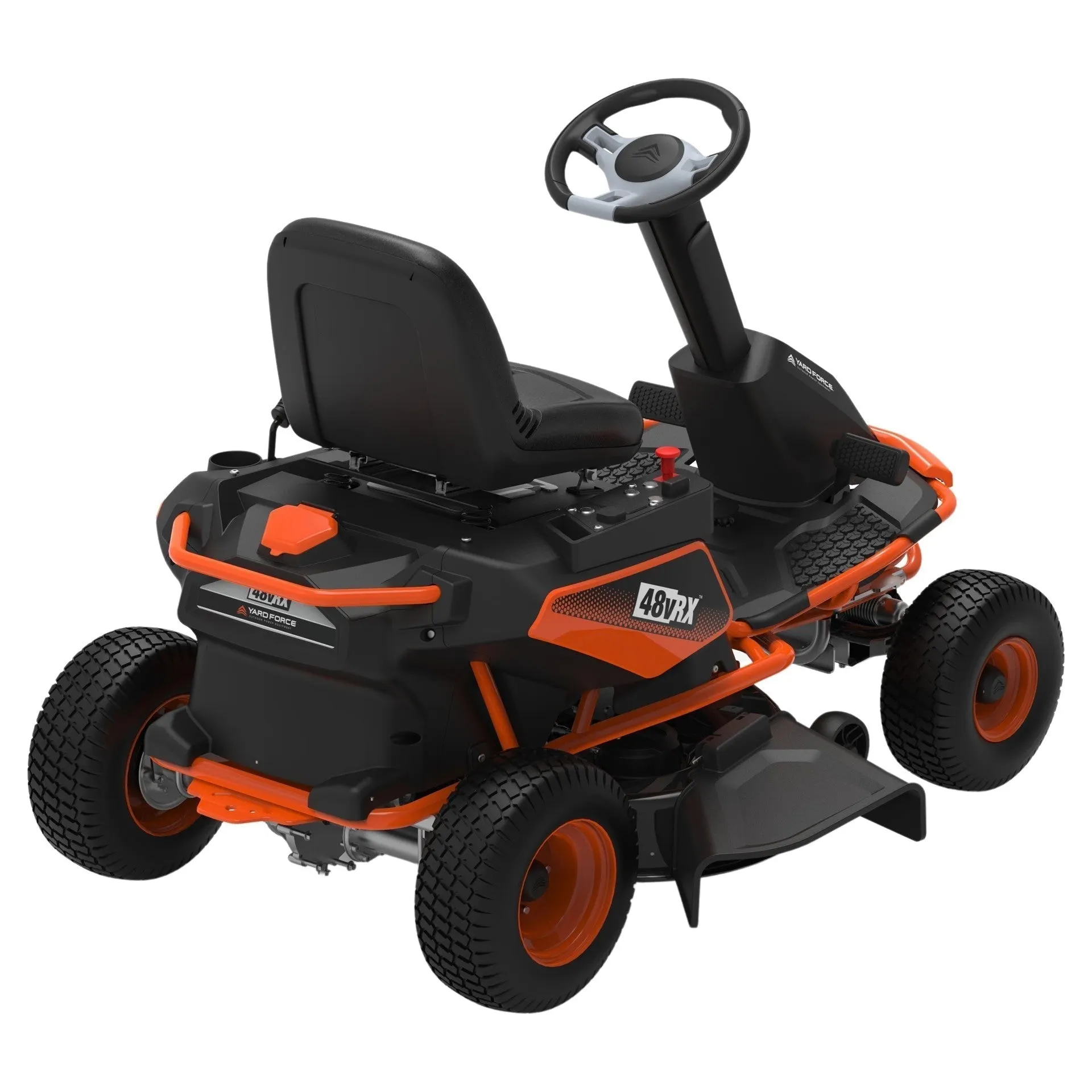Yard Force YF48VRX Riding Lawn Mower 38″ Twin Blade Battery Powered 48V New