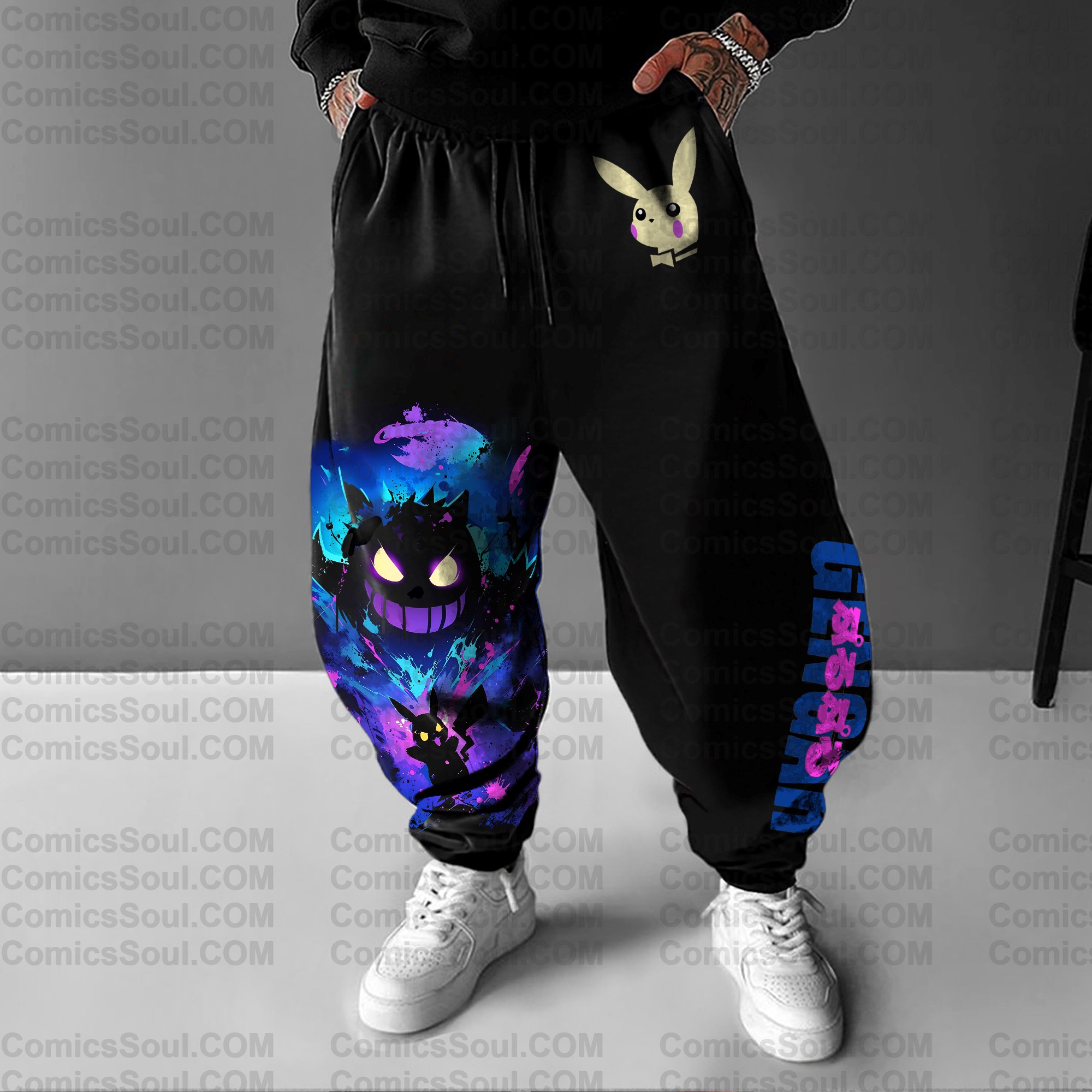 Unisex Anime Inspired Vintage Pants