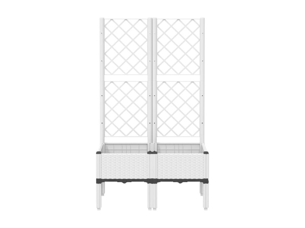 Con Decoratodo nrejado PP blanco 80x40x142 cm