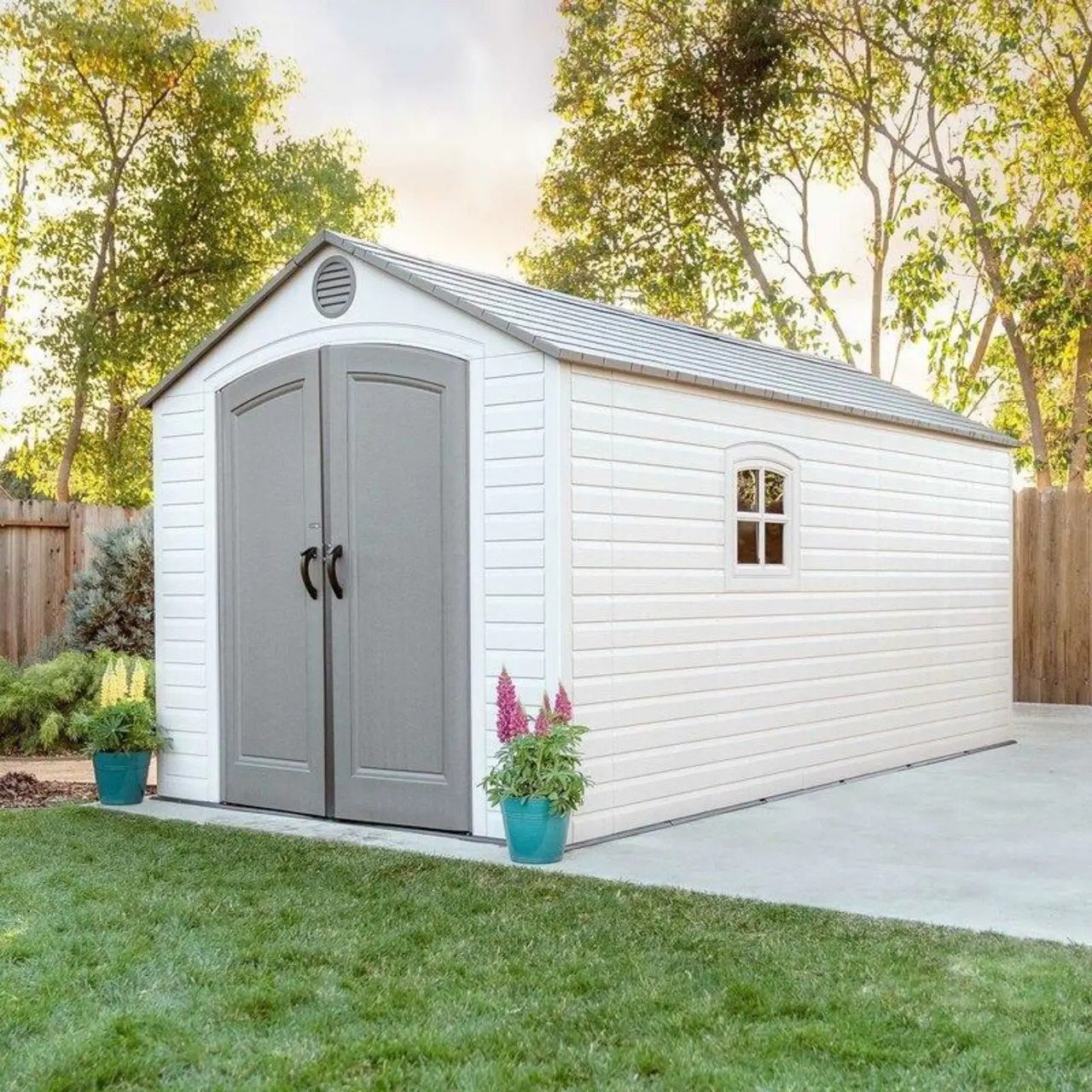 WAYFAIR 8 Ft. W X 15 Ft. D Plastic Storage Shed