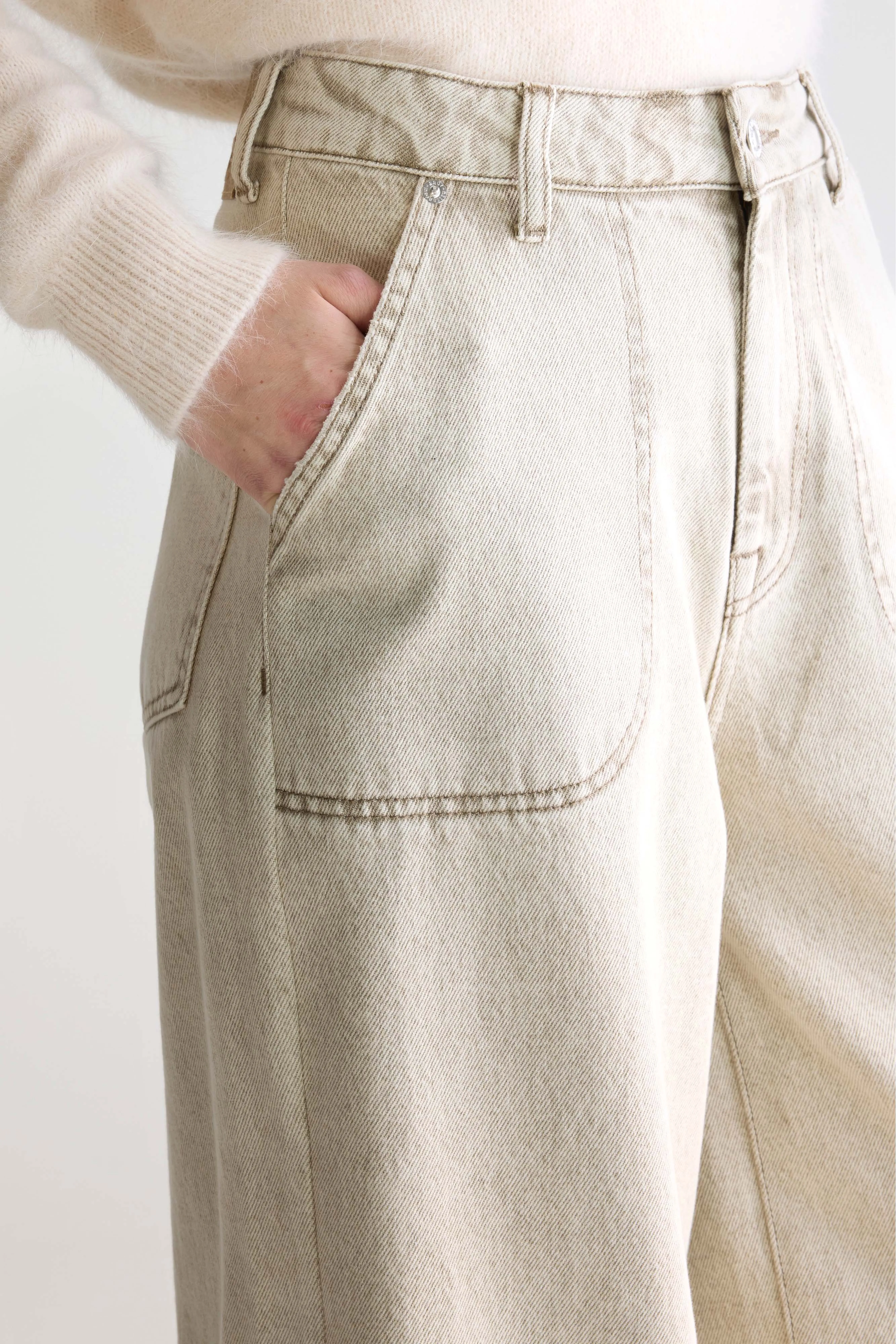 Bellerose Denim N. 62 - wide jeans (252 / W / BEIGE SNOW)