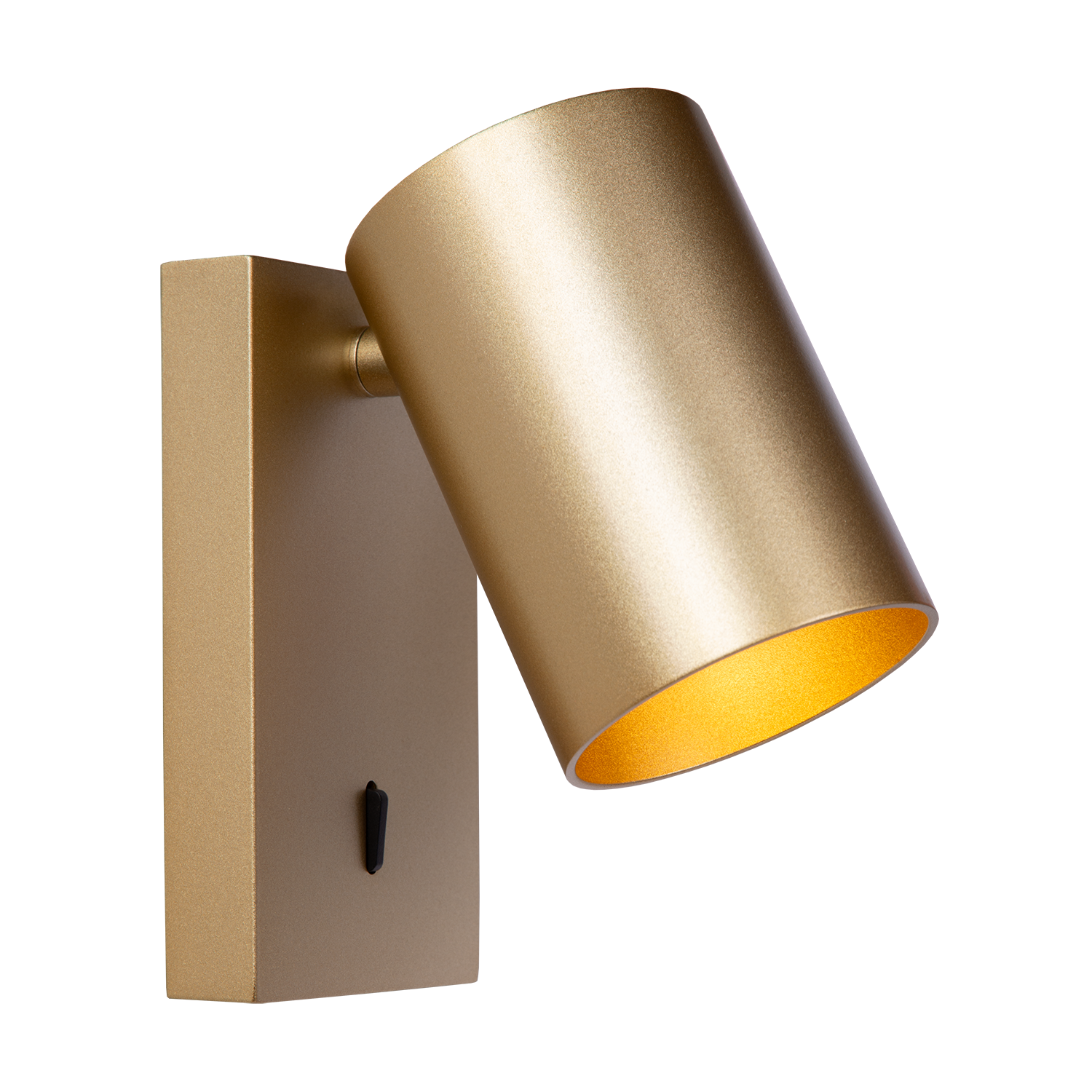 Atmooz Nuo - Goud - Metaal - Kantelbare Spot met Schakelaar