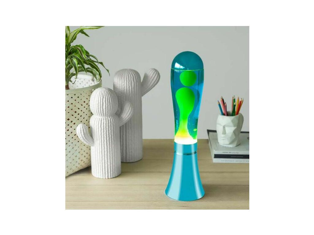Lámpara de mesa de aluminio y cristal Magma