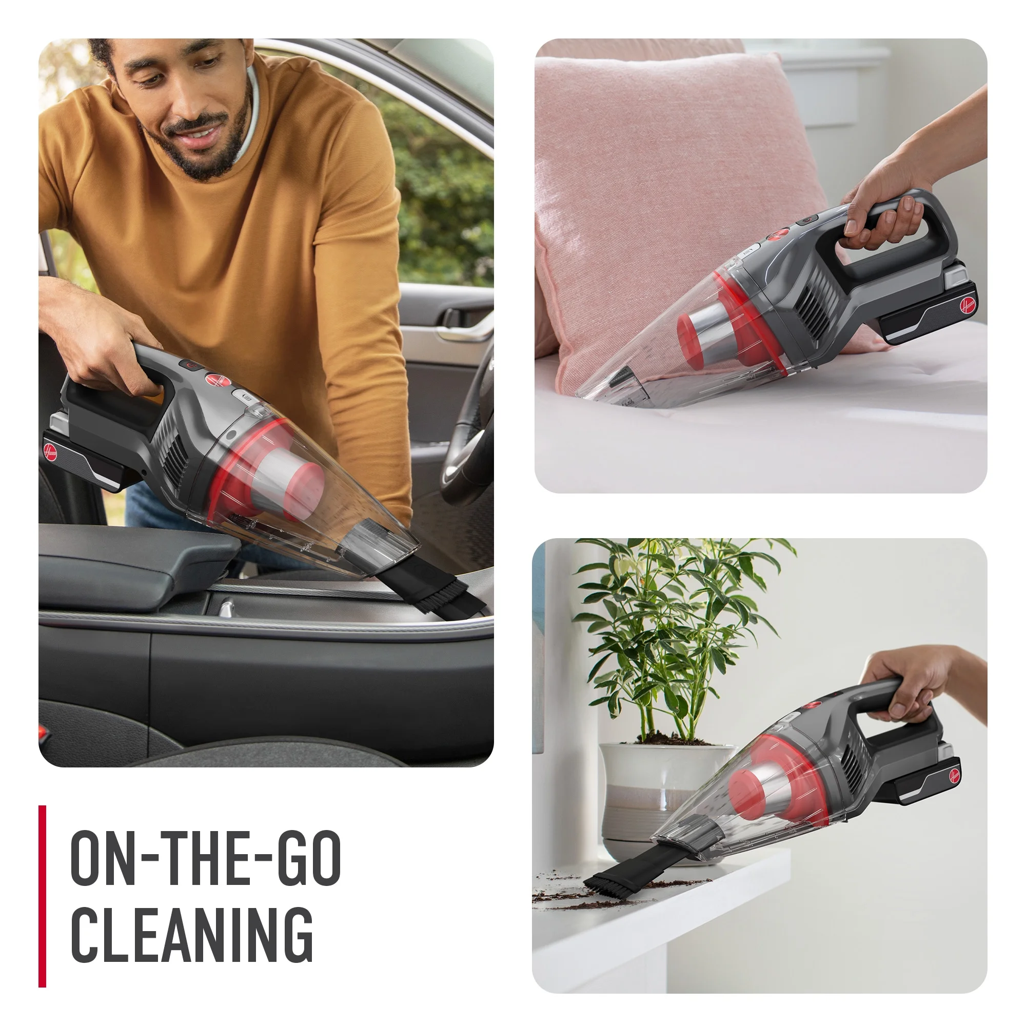Hoover ONEPWR Evolve Pet Elite & ONEPWR Hand Vac, Upright Vacuum and Hand Vacuum Bundle, Pet Friendly, Powerful Suction, for Multi-Surfaces, BH53810V, Gray - Image 2