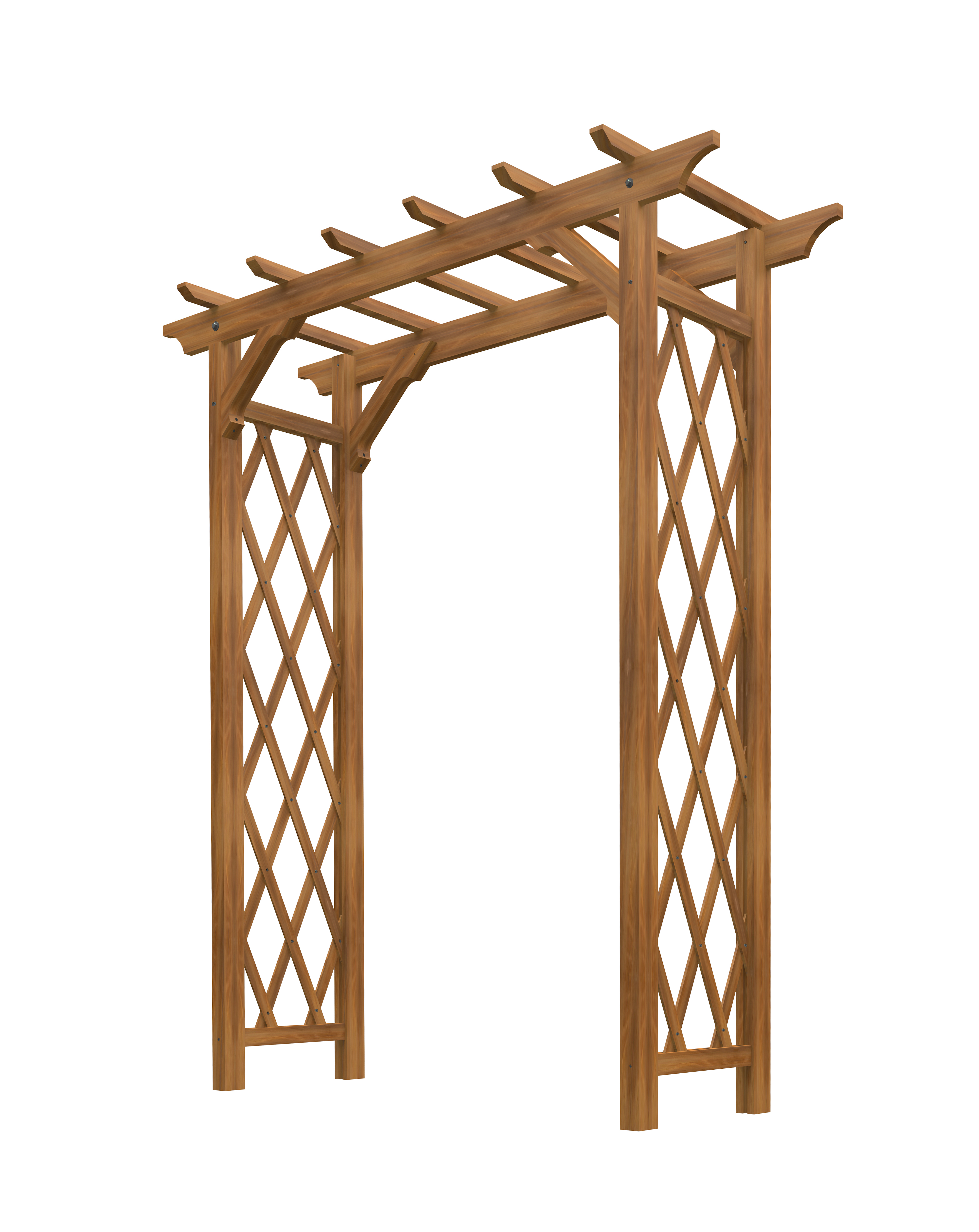 Vita 55 in x 88 in Heartwood Arbor, Cedar, Golden, Brown, VA68897 - Image 4