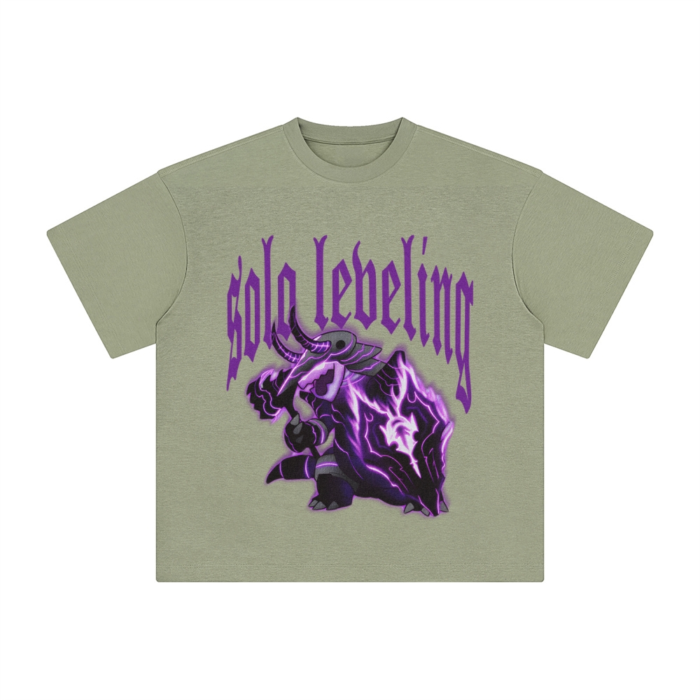 Unisex Anime Inspired Washed  Vintage T-Shirt