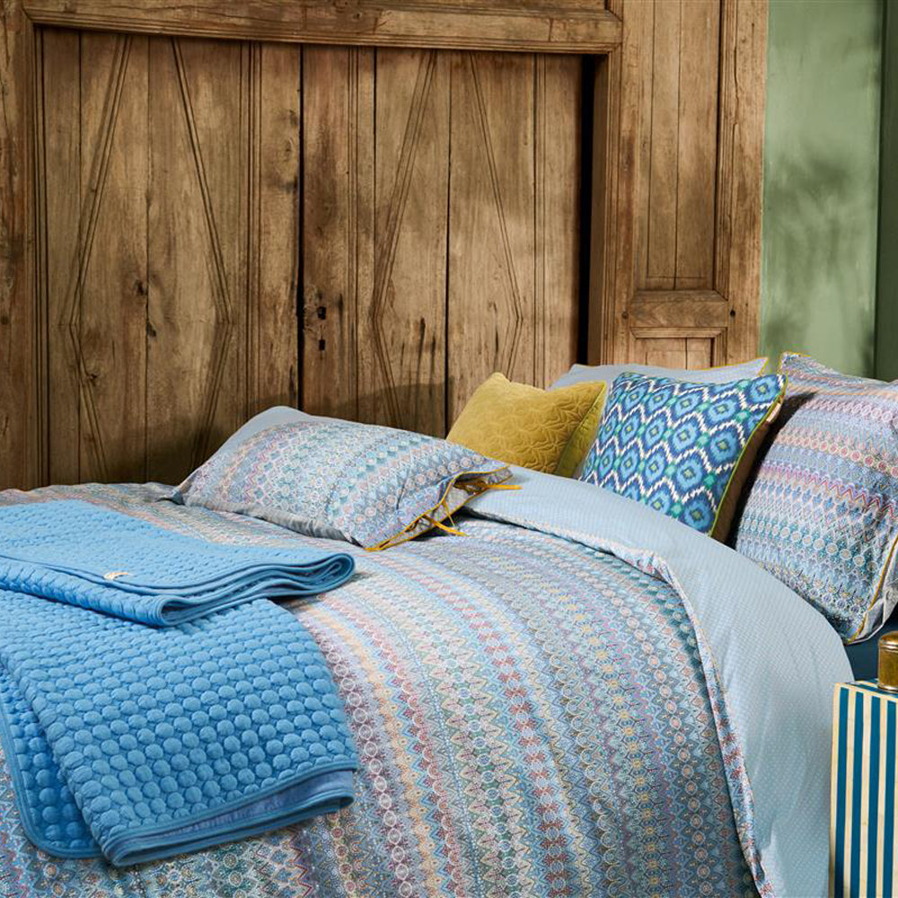 Pip Studio Ashanti Dekbedovertrek 140 x 200/220 cm - Blauw